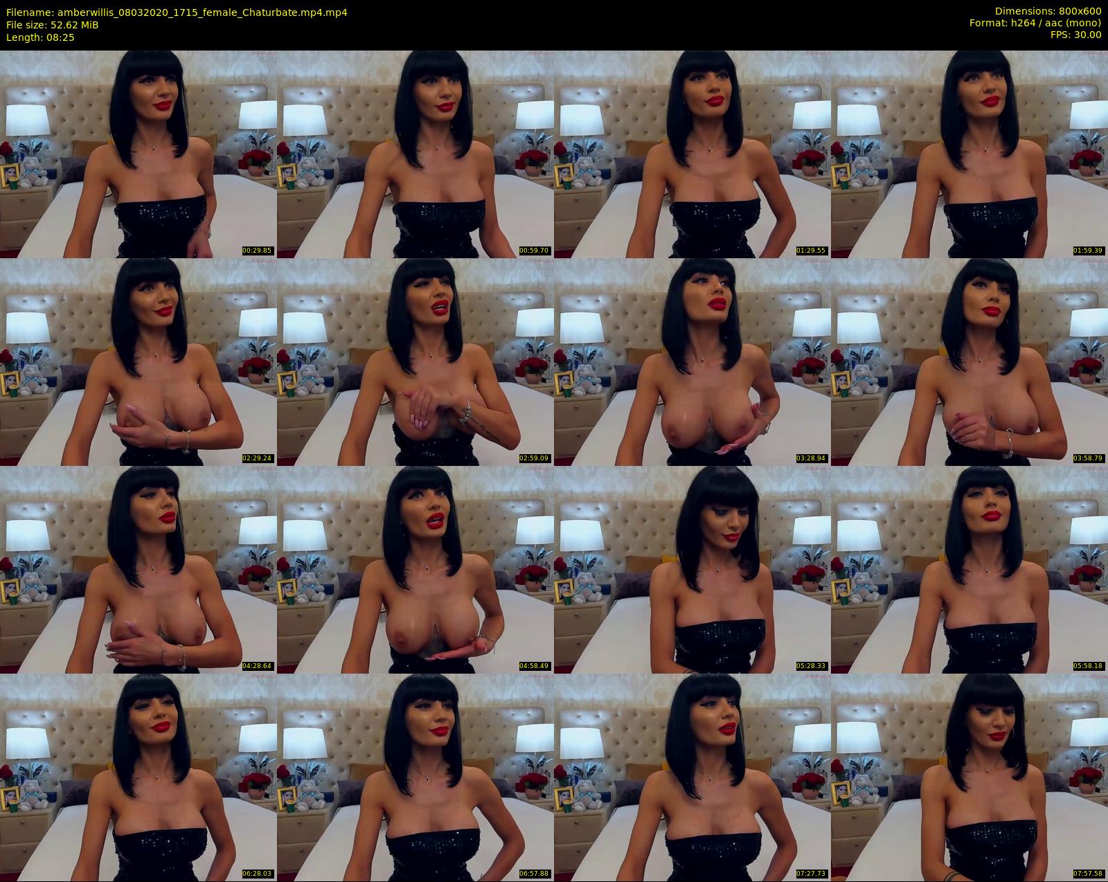 amberwillis — 9 minute Chaturbate female cam show recording, 480p, Mar 8, 2020