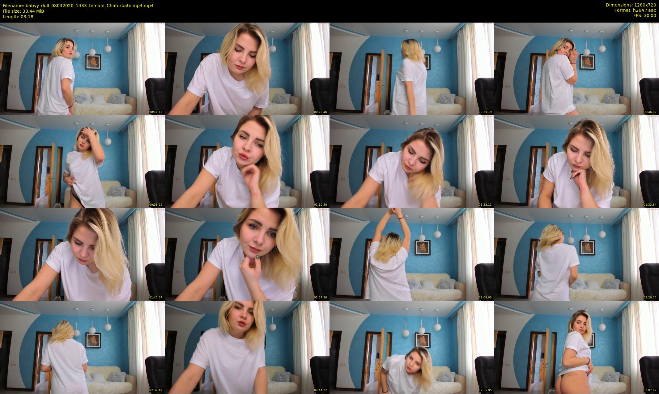babyy_doll — 4 minute Chaturbate female cam show recording, 720p, Mar 8, 2020