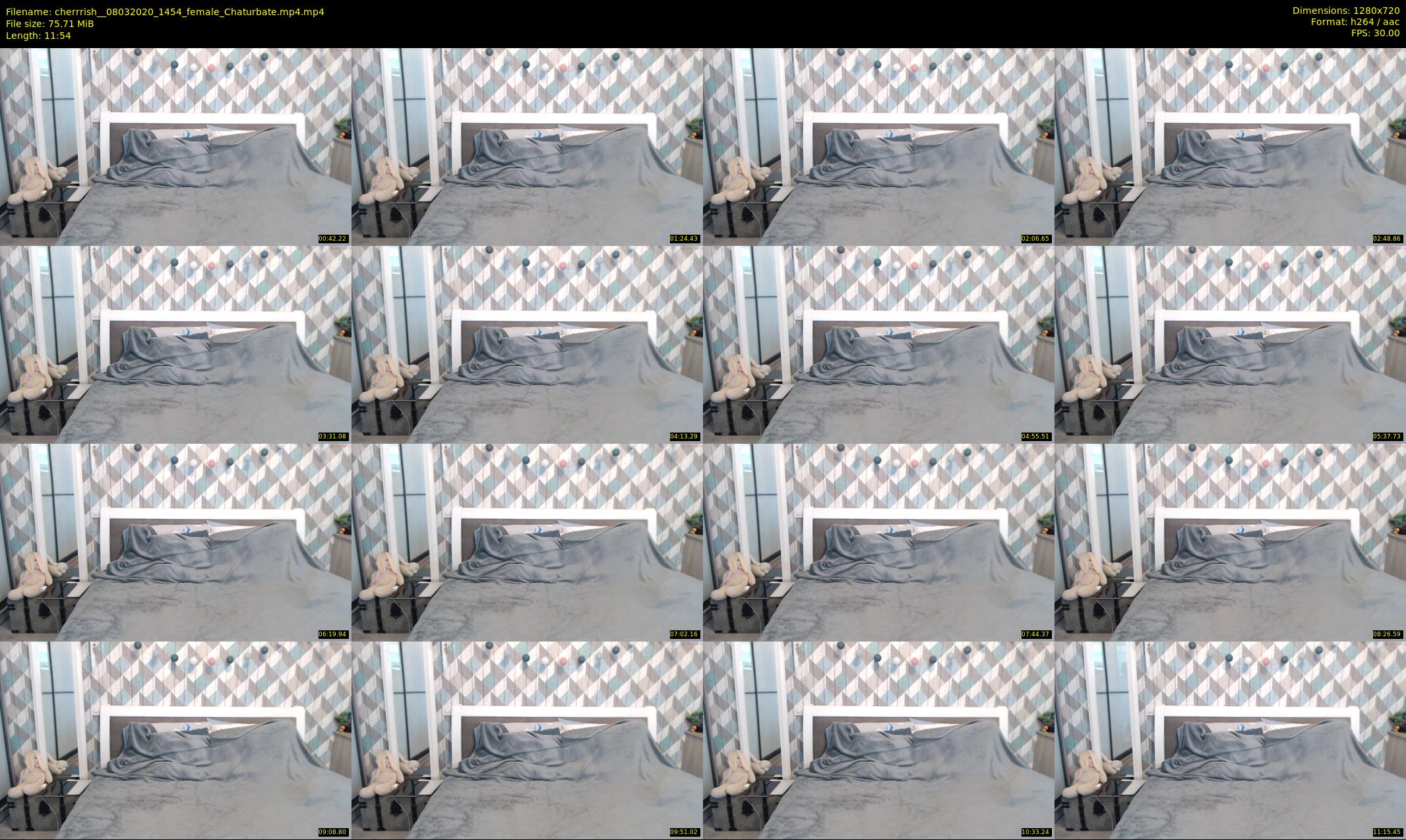 cherrrish_ — 12 minute Chaturbate female cam show recording, 720p, Mar 8, 2020