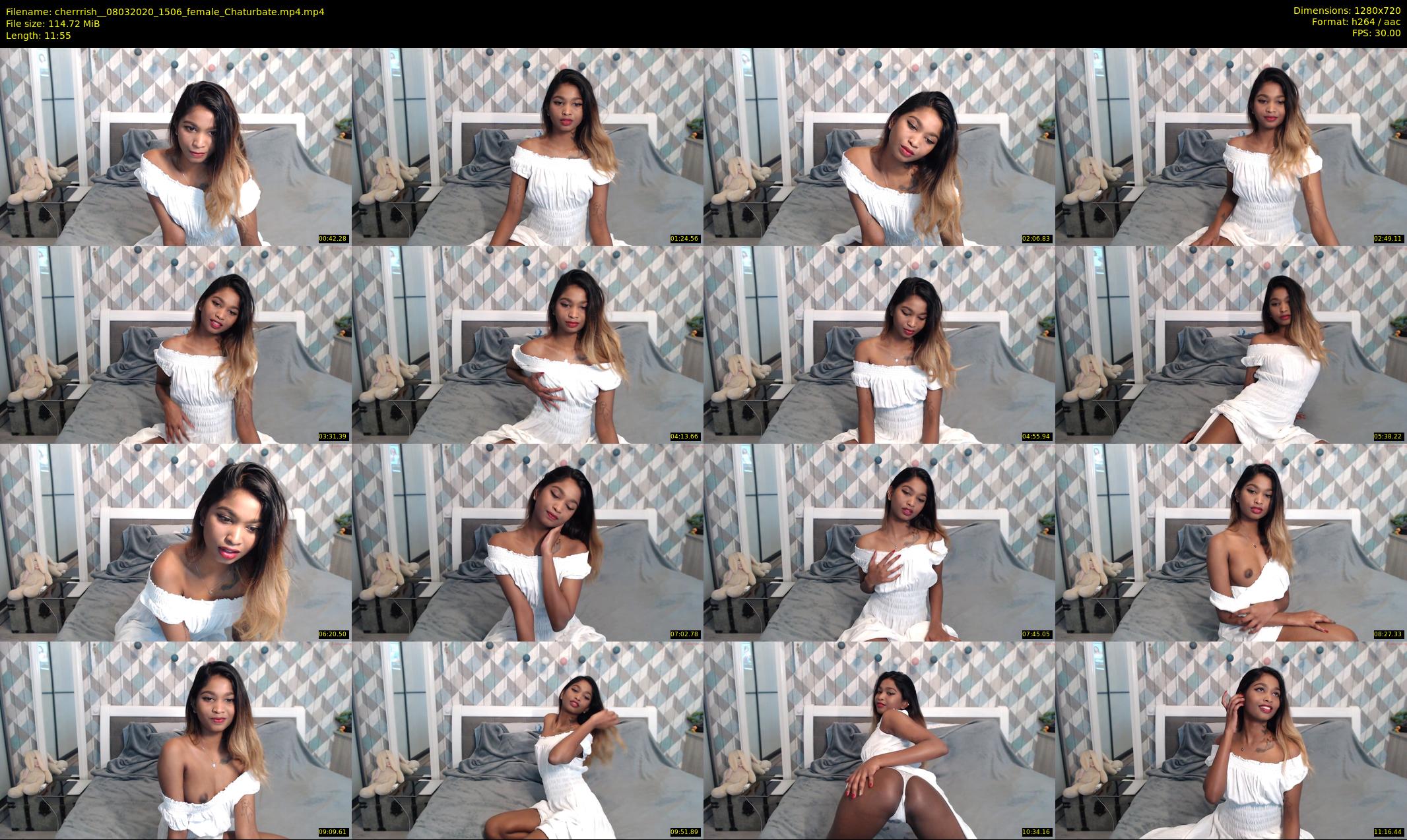 cherrrish_ — 12 minute Chaturbate female cam show recording, 720p, Mar 8, 2020