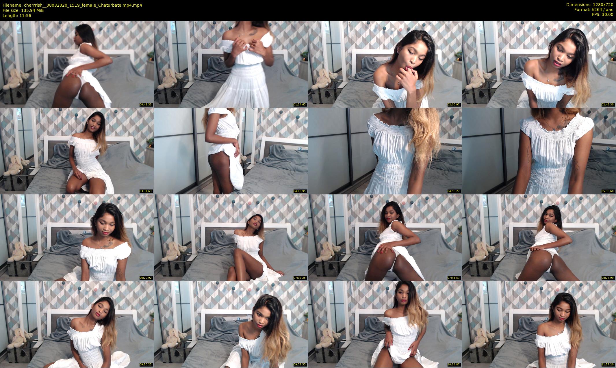 cherrrish_ — 12 minute Chaturbate female cam show recording, 720p, Mar 8, 2020