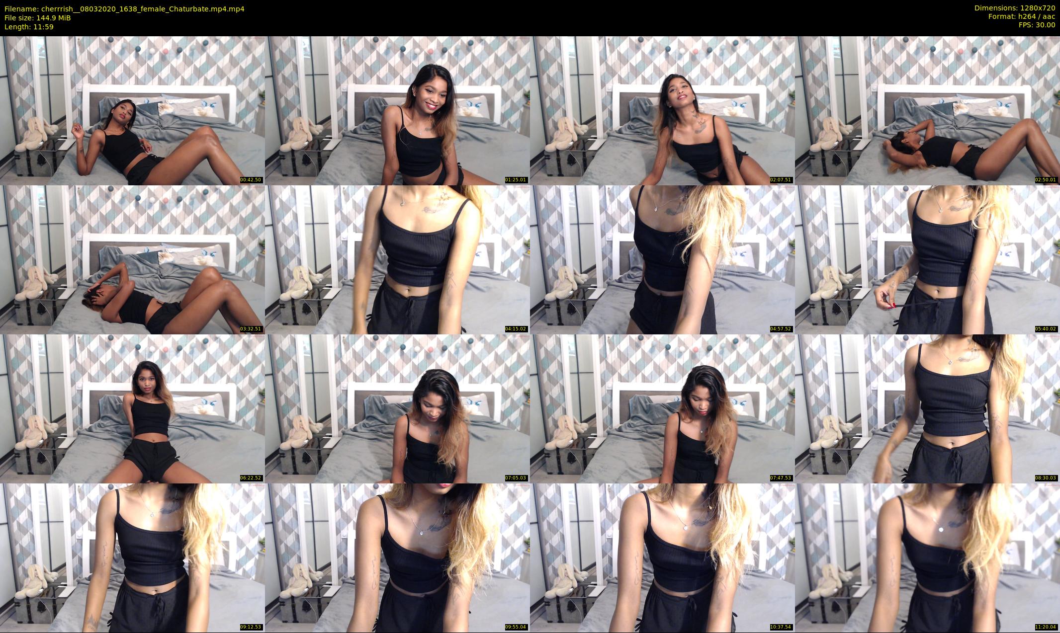 cherrrish_ — 12 minute Chaturbate female cam show recording, 720p, Mar 8, 2020