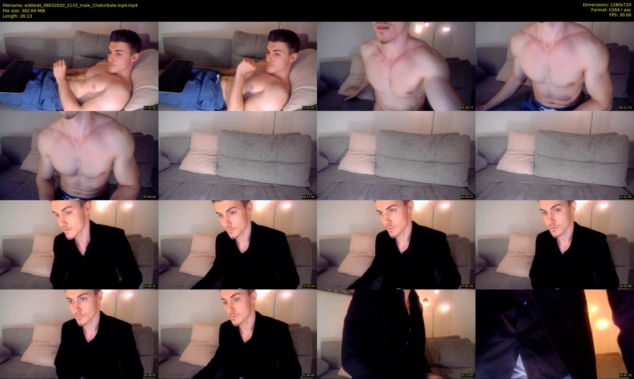 eddieds — 27 minute Chaturbate male cam show recording, 720p, Mar 8, 2020