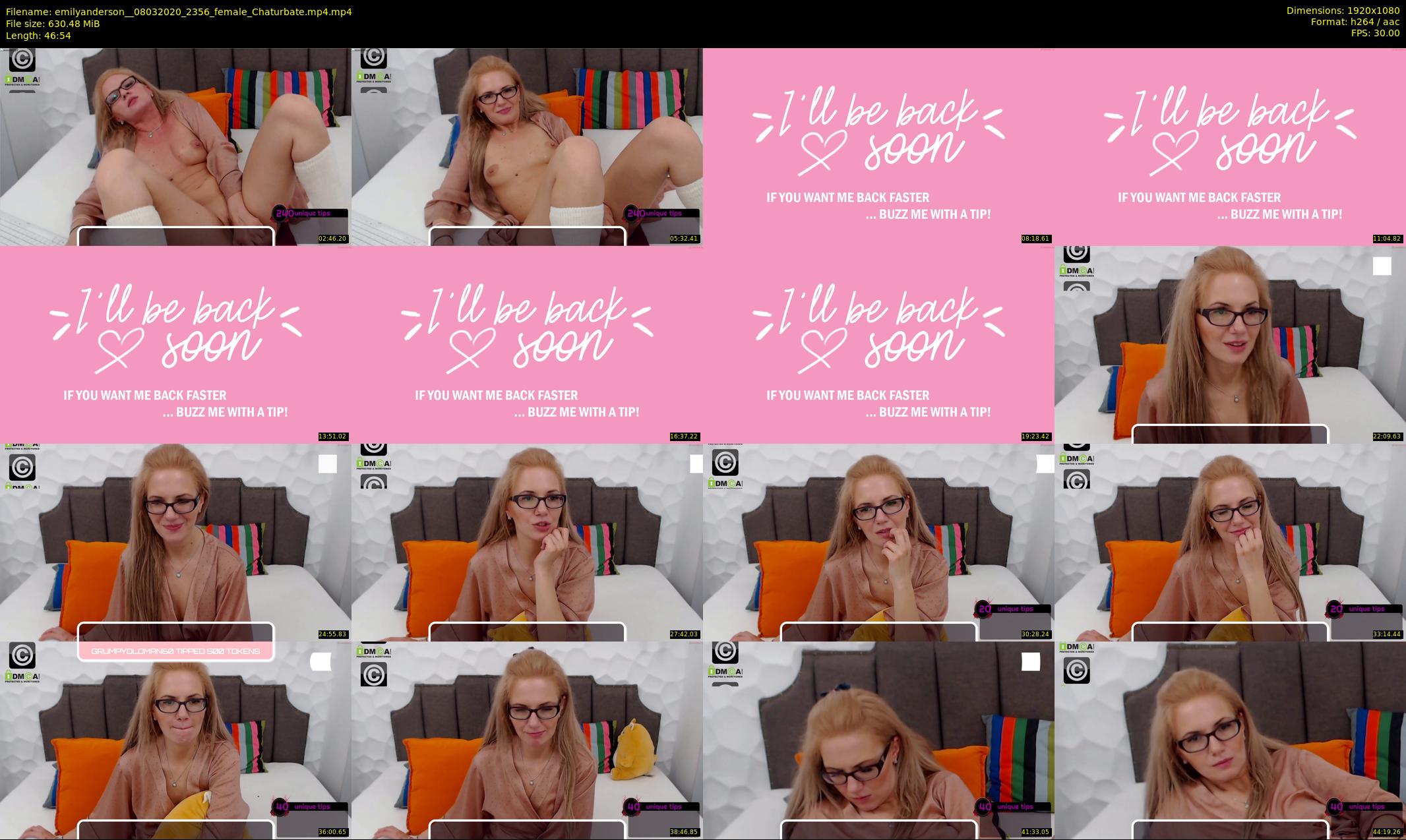 emilyanderson_ — 47 minute Chaturbate female cam show recording, 1080p, Mar 8, 2020