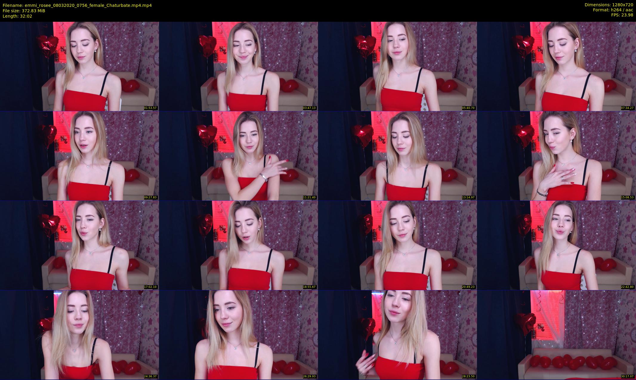 emmi_rosee — 33 minute Chaturbate female cam show recording, 720p, Mar 8, 2020