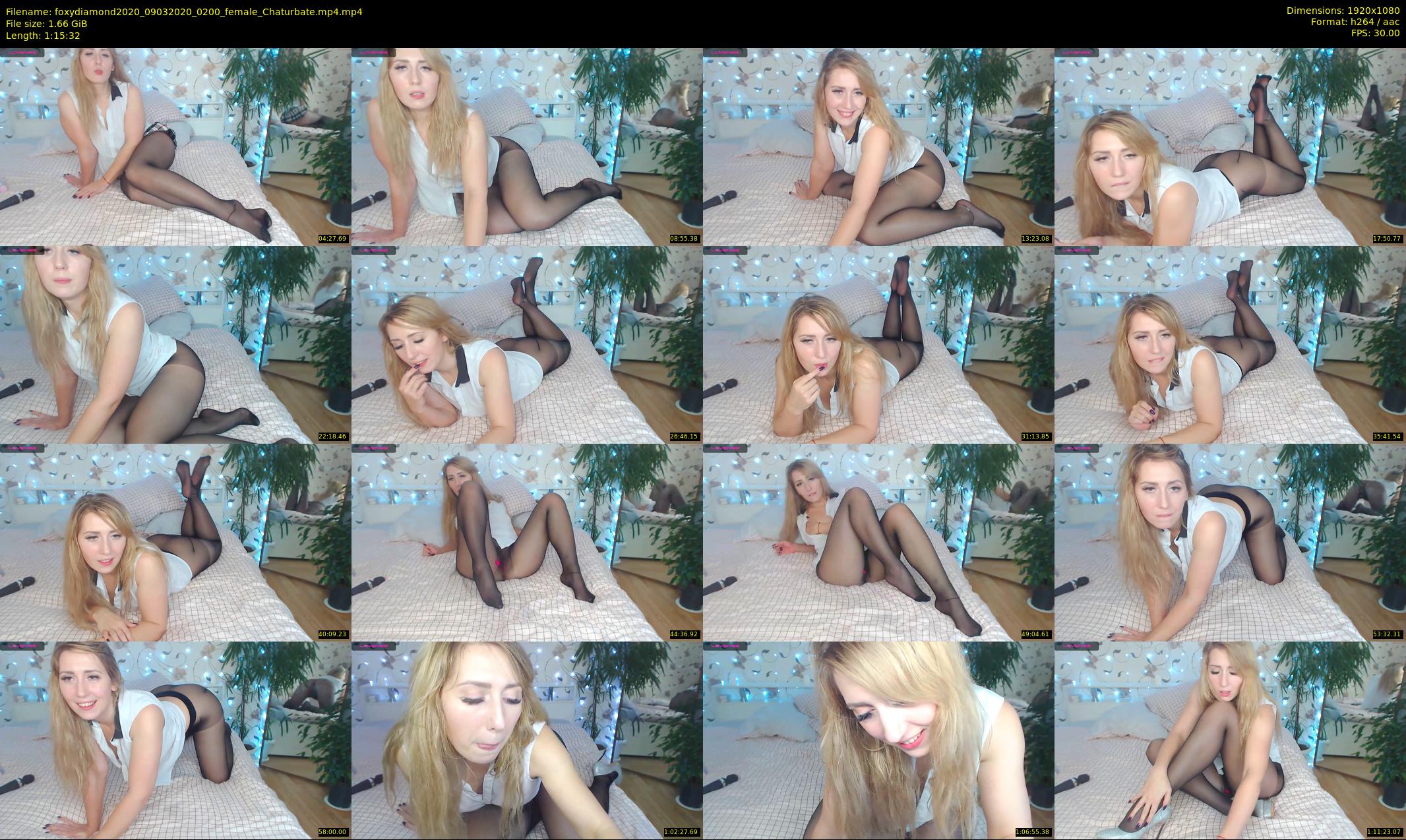 foxydiamond2020 — 76 minute Chaturbate female cam show recording, 1080p, Mar 9, 2020
