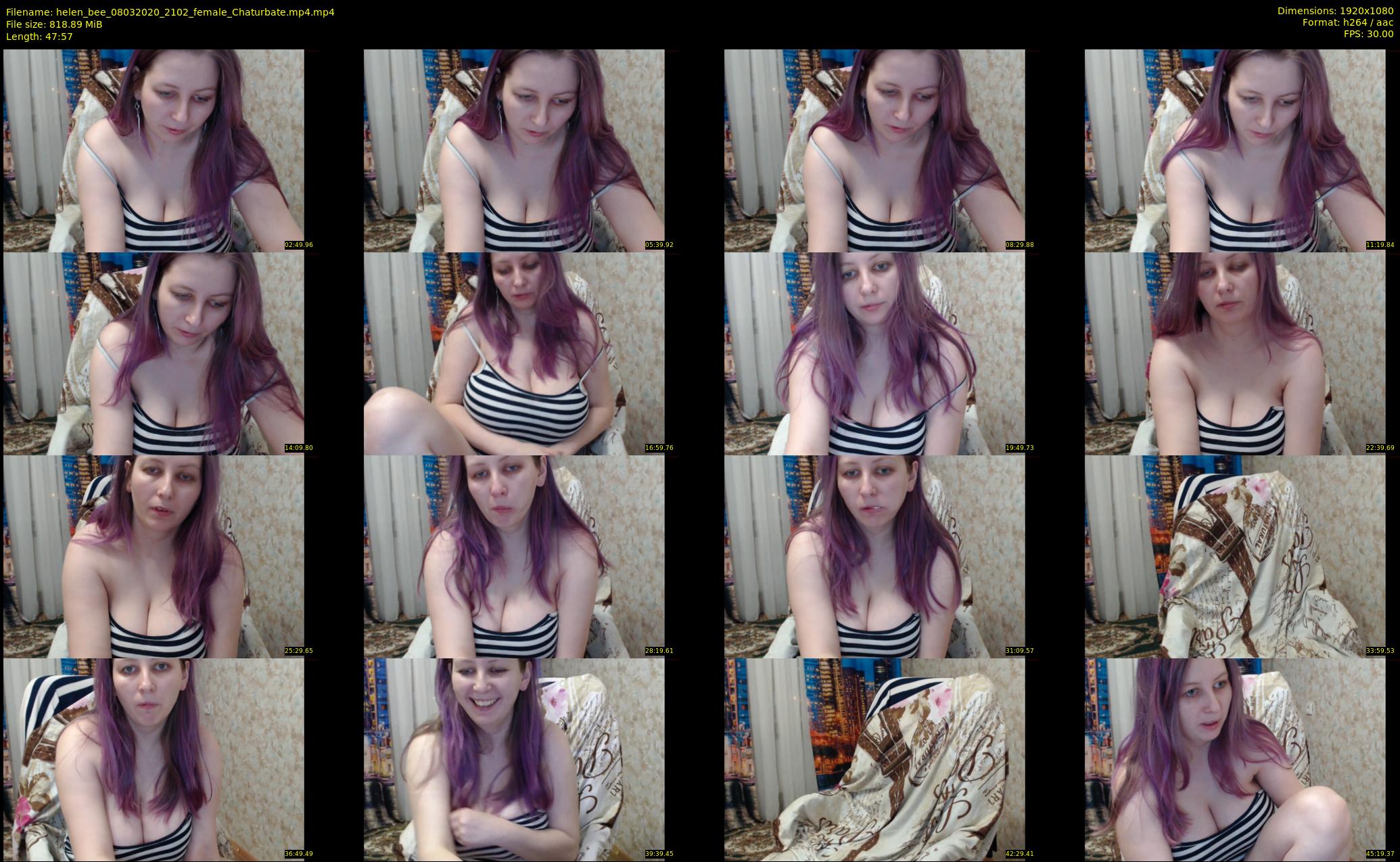 helen_bee — 48 minute Chaturbate female cam show recording, 1080p, Mar 8, 2020