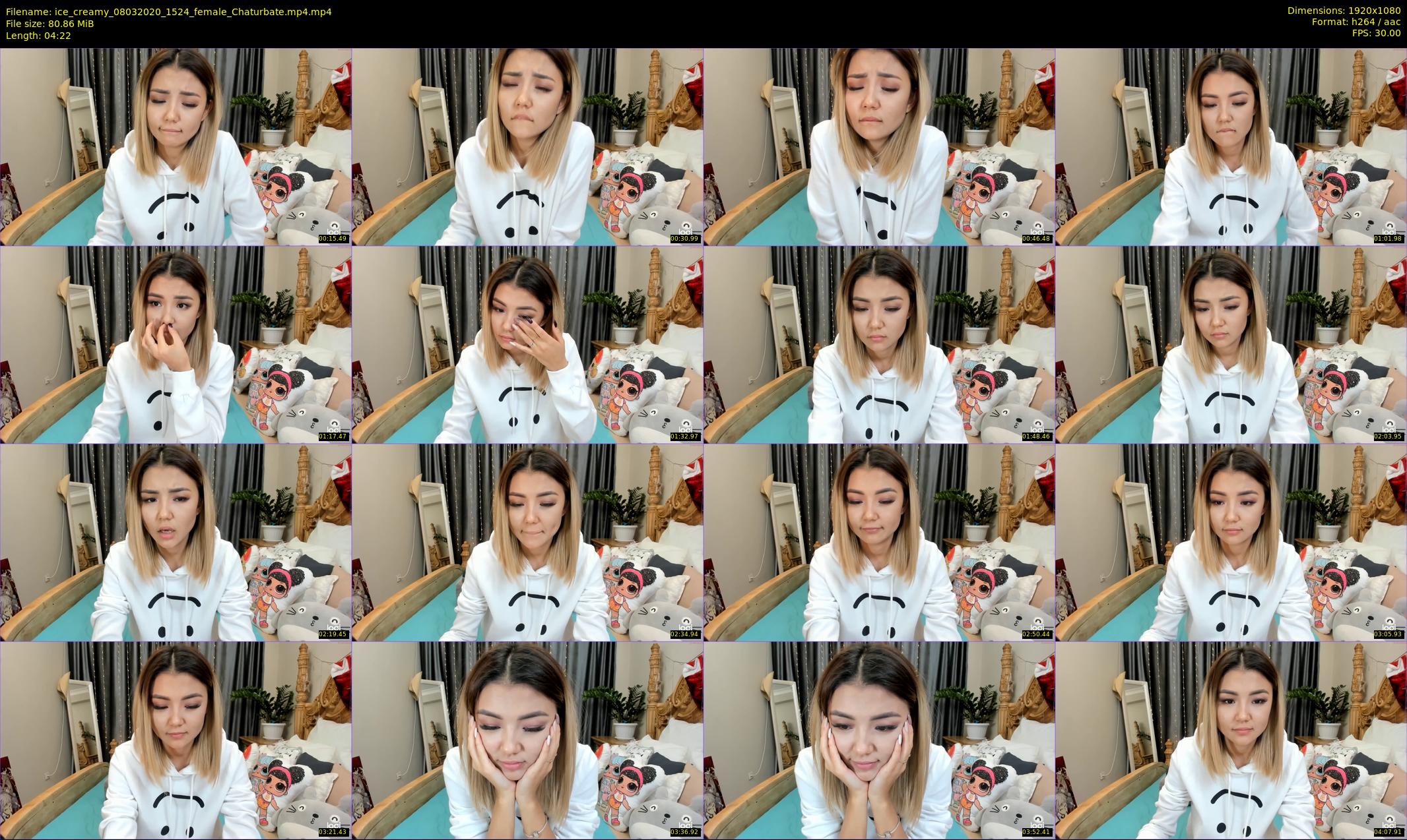 ice_creamy — 5 minute Chaturbate female cam show recording, 1080p, Mar 8, 2020