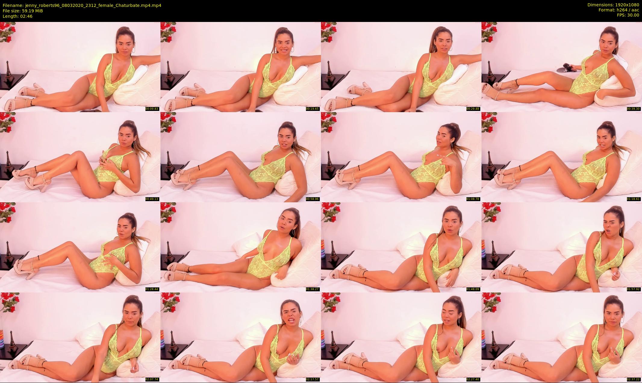 jenny_roberts96 — 3 minute Chaturbate female cam show recording, 1080p, Mar 8, 2020