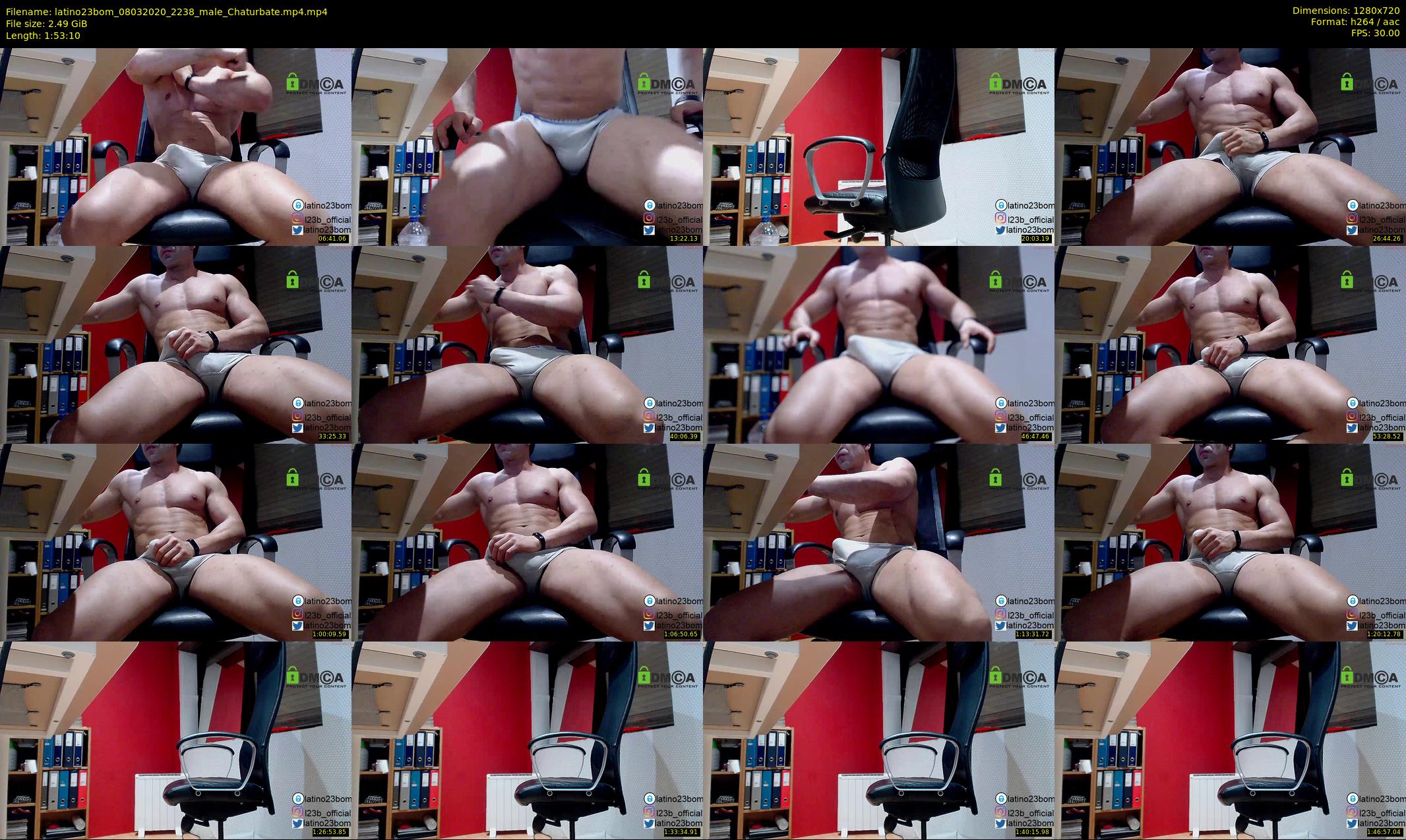 latino23bom — 114 minute Chaturbate male cam show recording, 720p, Mar 8, 2020