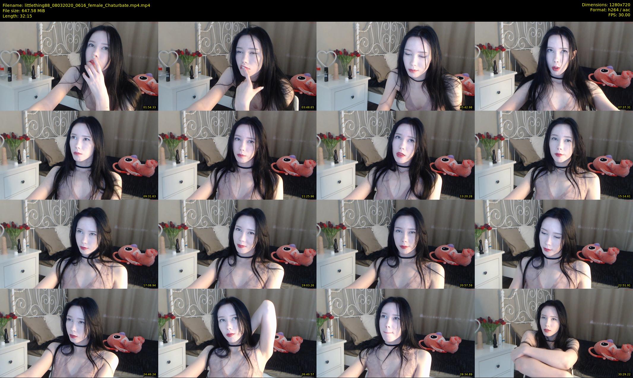littlething88 — 33 minute Chaturbate female cam show recording, 720p, Mar 8, 2020