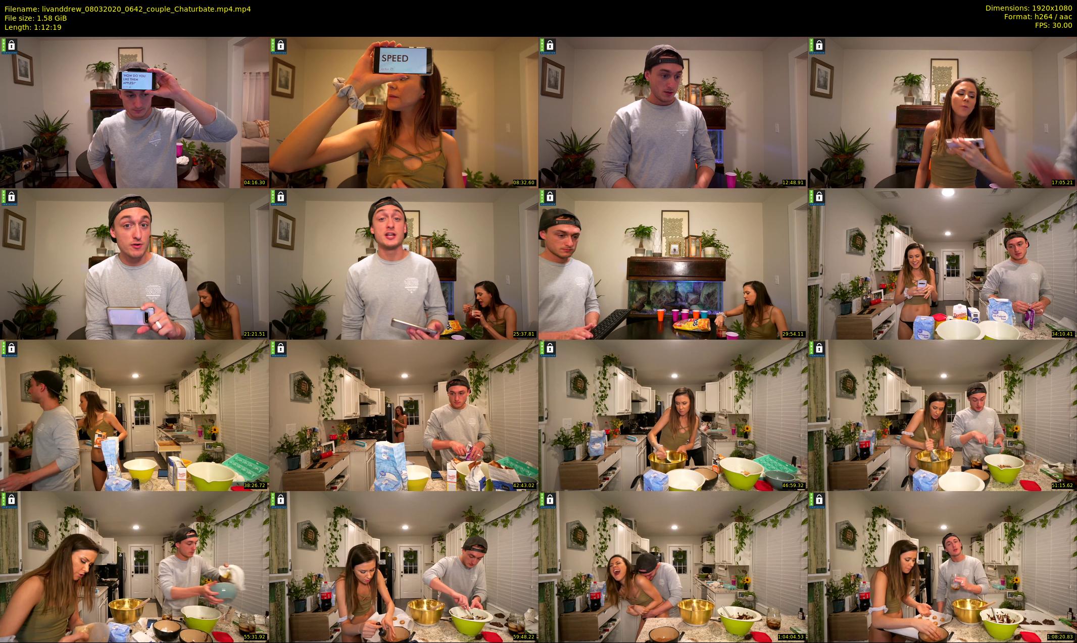 livanddrew — 73 minute Chaturbate couple cam show recording, 1080p, Mar 8, 2020