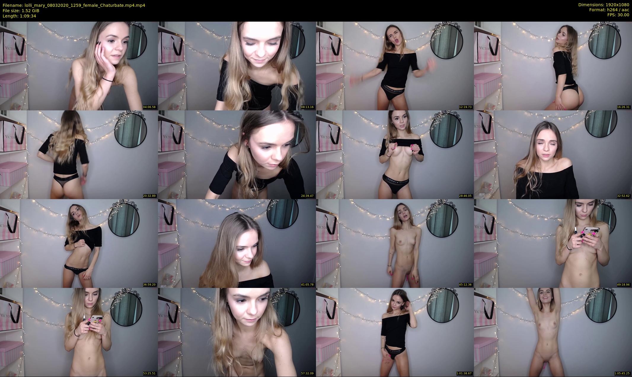 lolli_mary — 70 minute Chaturbate female cam show recording, 1080p, Mar 8, 2020