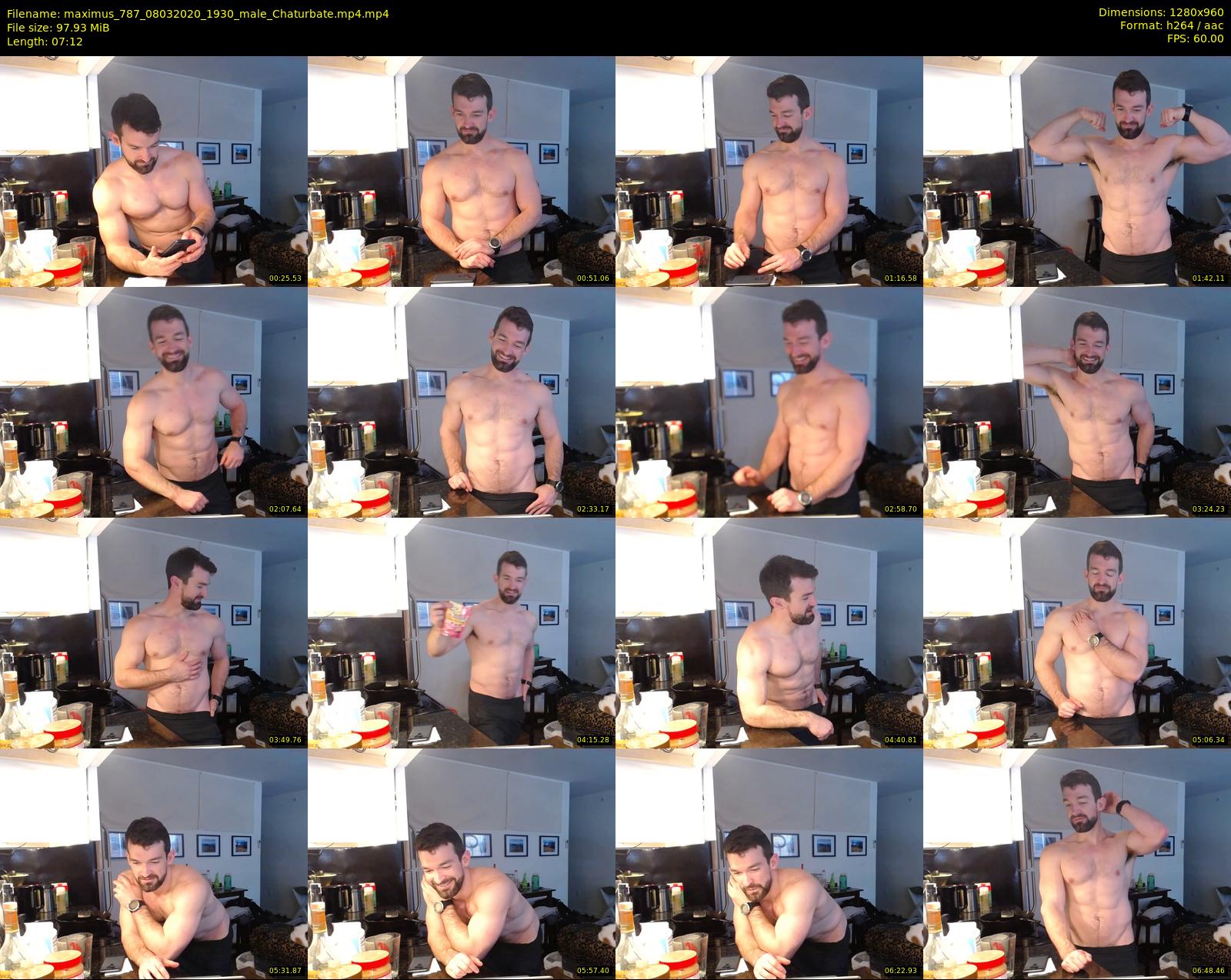 maximus_787 — 8 minute Chaturbate male cam show recording, 720p, Mar 8, 2020