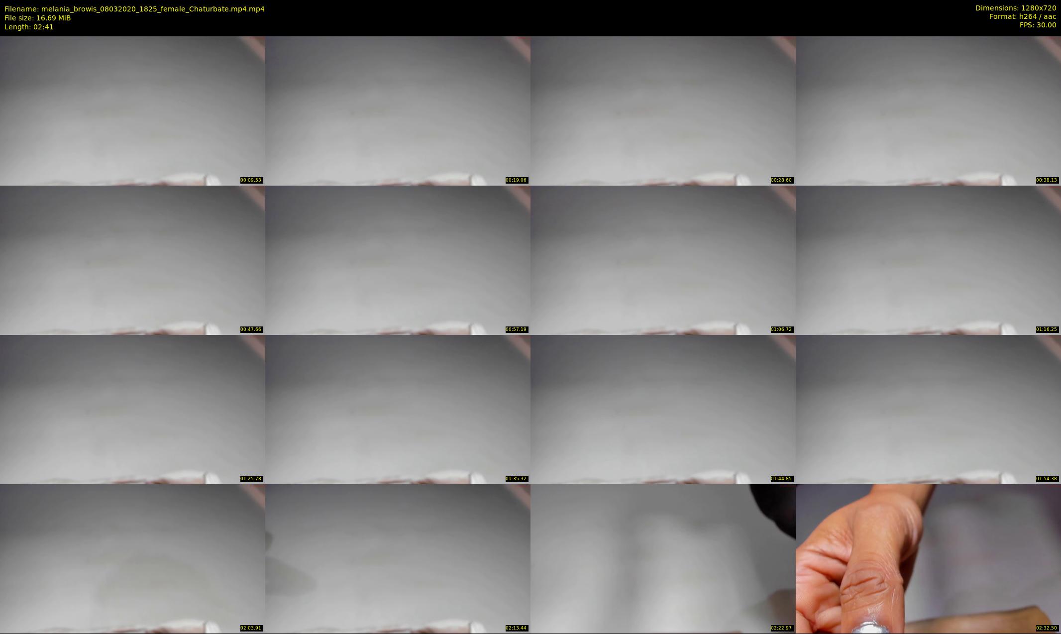 melania_browis — 3 minute Chaturbate female cam show recording, 720p, Mar 8, 2020