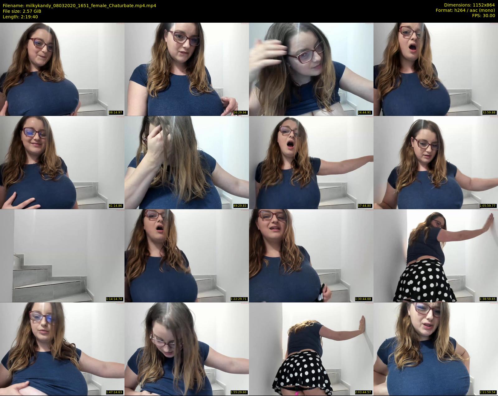 milkykandy — 140 minute Chaturbate female cam show recording, 720p, Mar 8, 2020