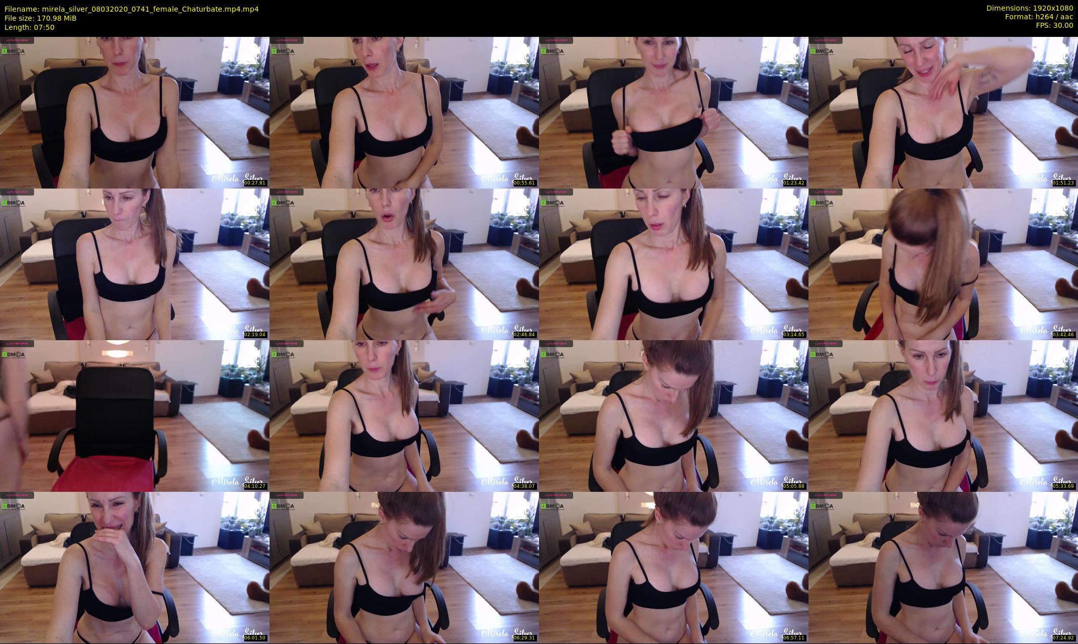 mirela_silver — 8 minute Chaturbate female cam show recording, 1080p, Mar 8, 2020