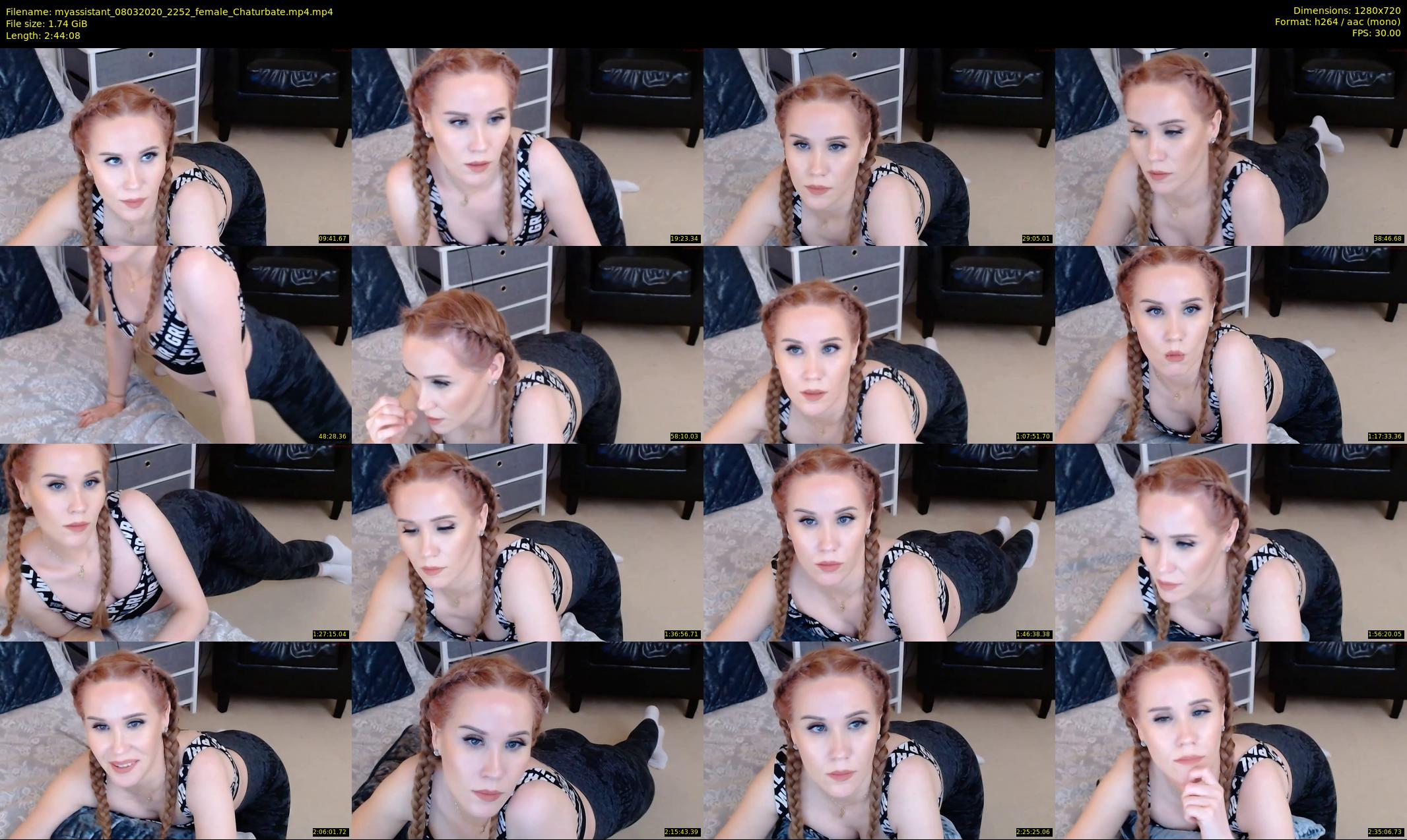 myassistant — 165 minute Chaturbate female cam show recording, 720p, Mar 8, 2020