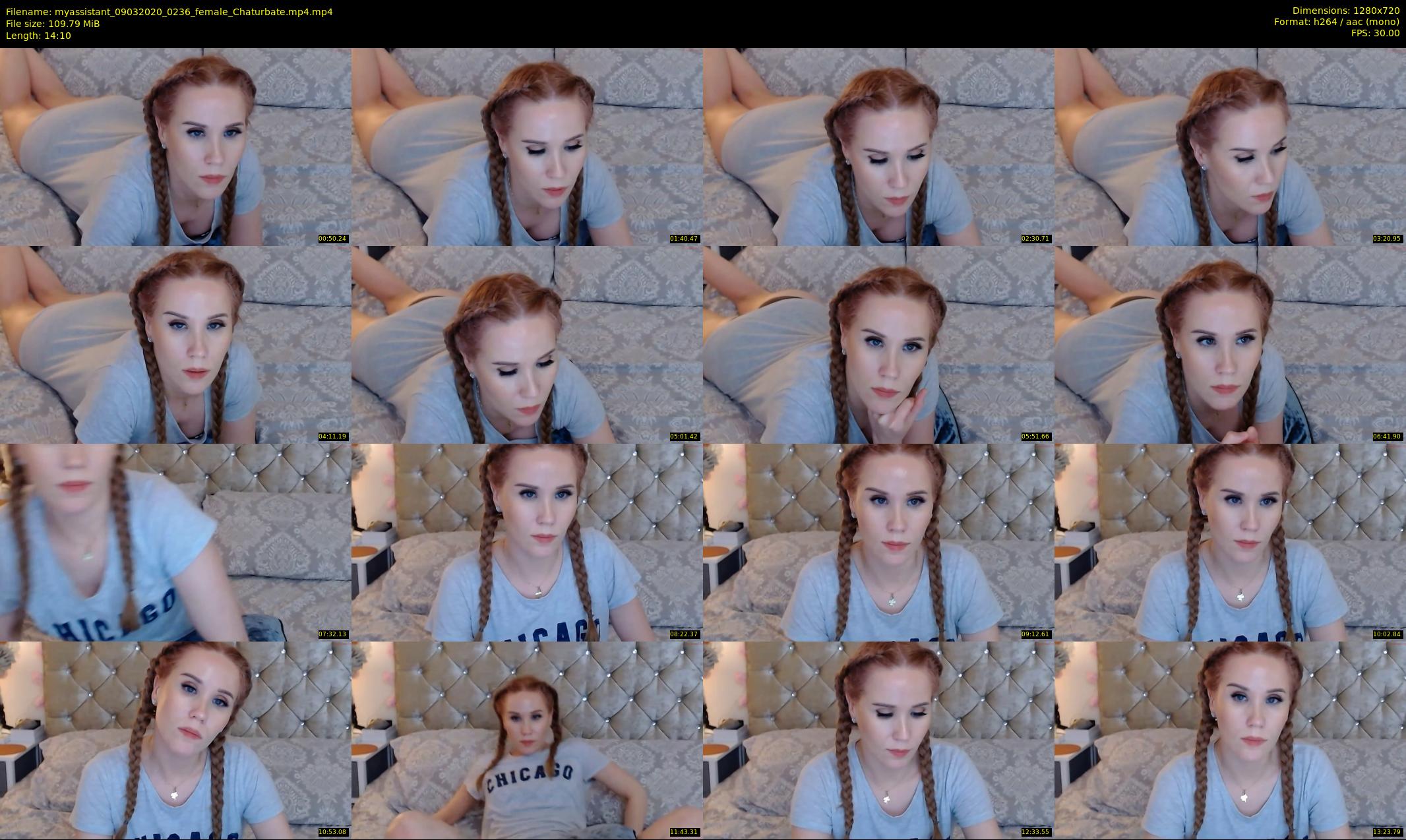 myassistant — 15 minute Chaturbate female cam show recording, 720p, Mar 9, 2020