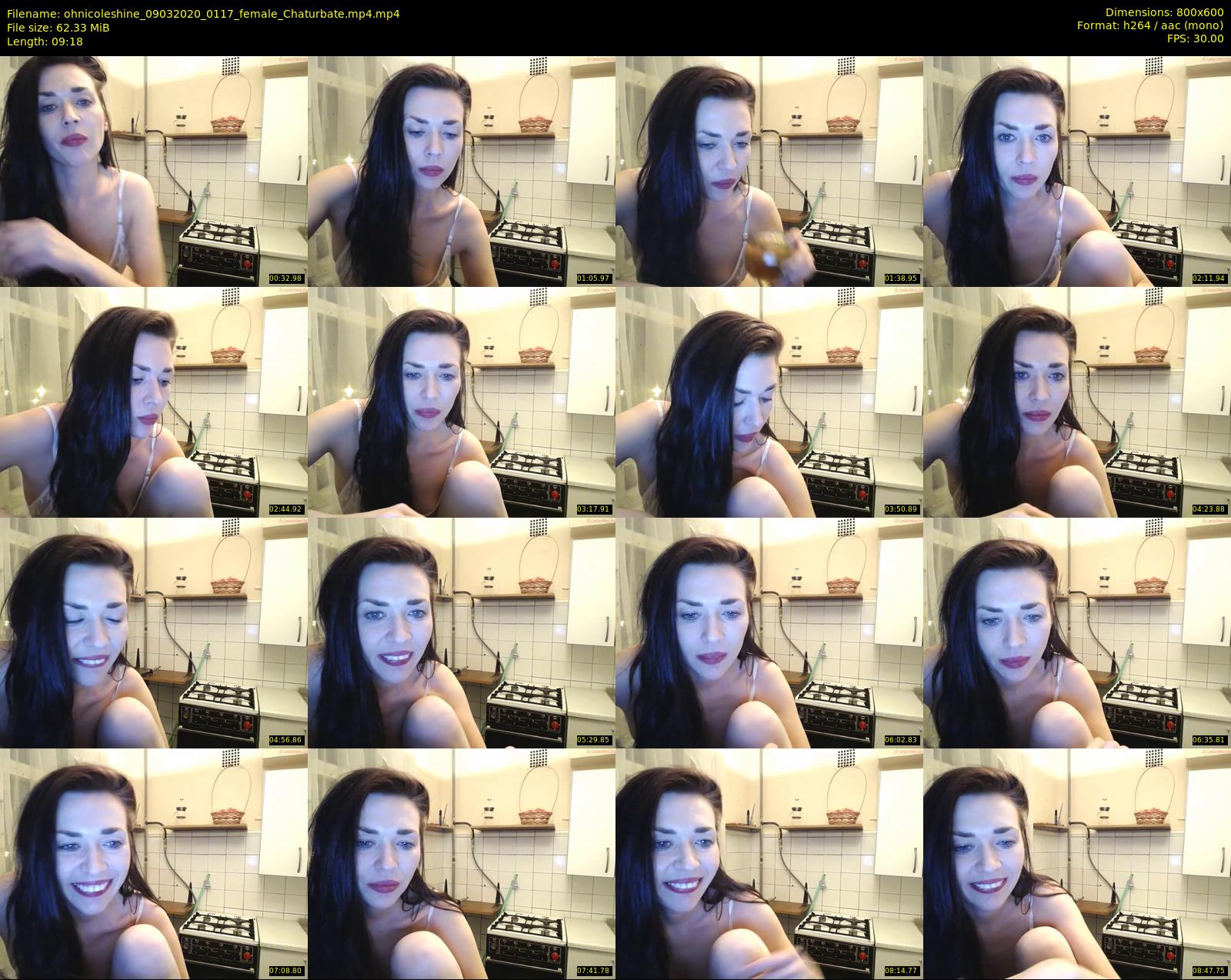 ohnicoleshine — 10 minute Chaturbate female cam show recording, 480p, Mar 9, 2020