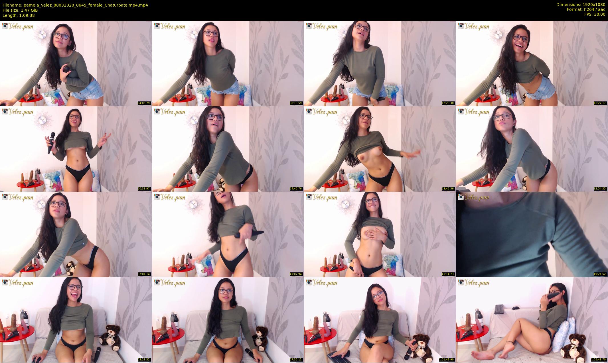 pamela_velez — 70 minute Chaturbate female cam show recording, 1080p, Mar 8, 2020