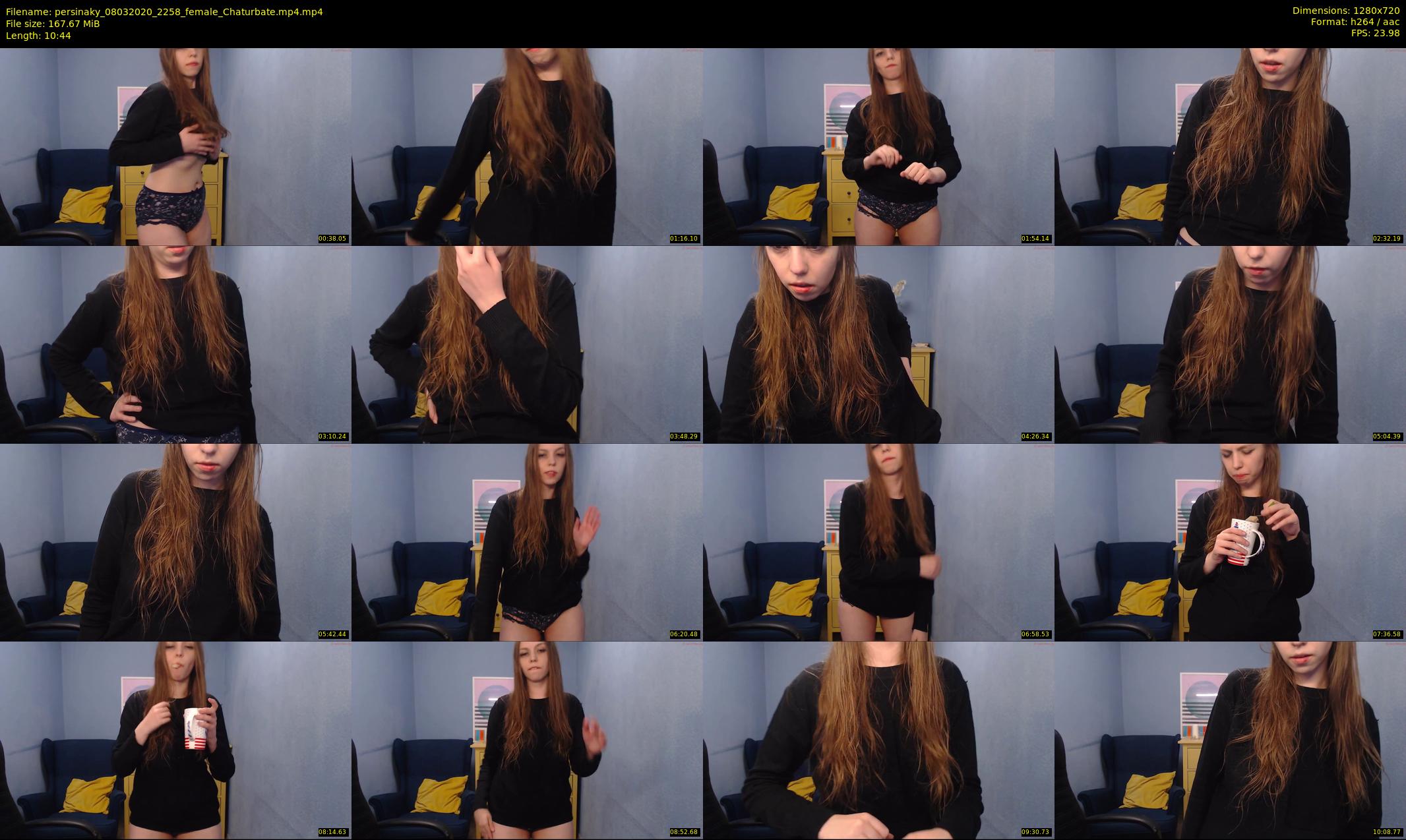 persinaky — 11 minute Chaturbate female cam show recording, 720p, Mar 8, 2020