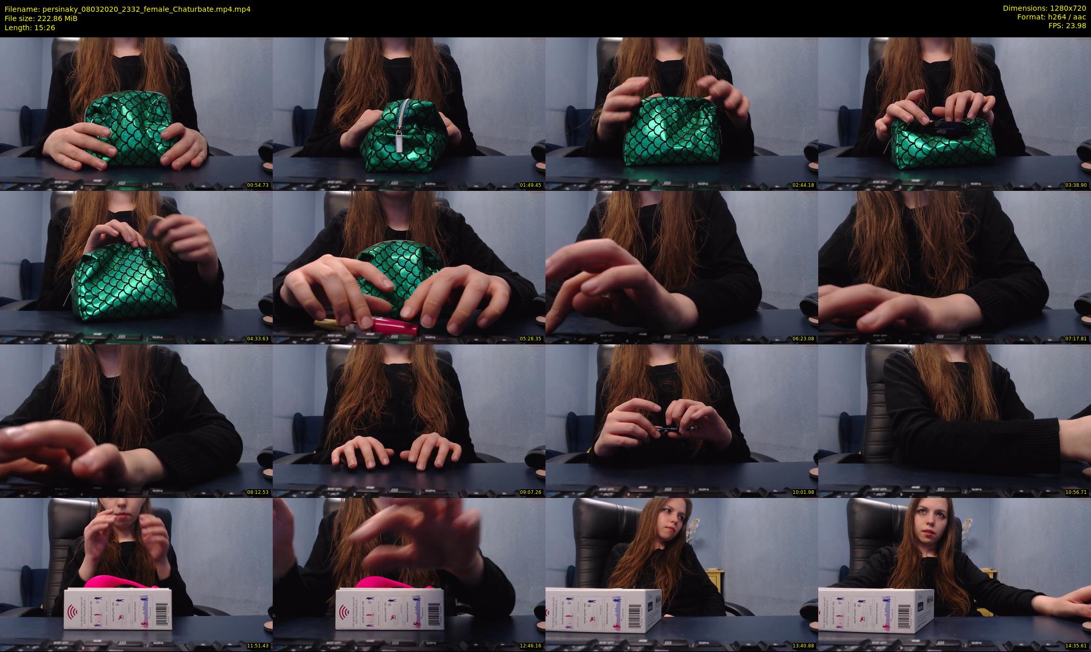 persinaky — 16 minute Chaturbate female cam show recording, 720p, Mar 8, 2020