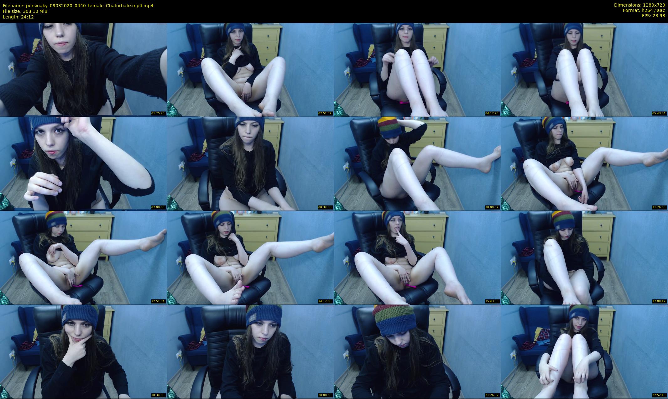 persinaky — 25 minute Chaturbate female cam show recording, 720p, Mar 9, 2020