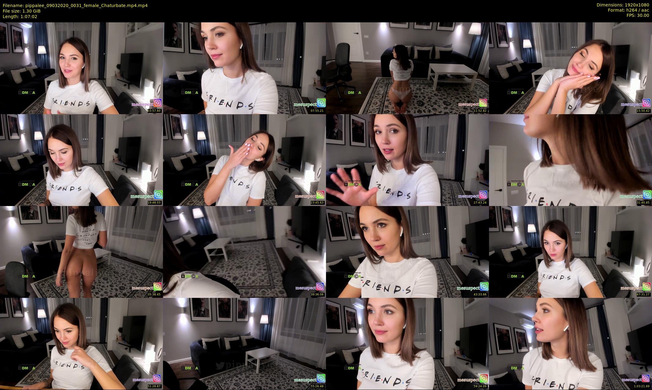 pippalee — 68 minute Chaturbate female cam show recording, 1080p, Mar 9, 2020