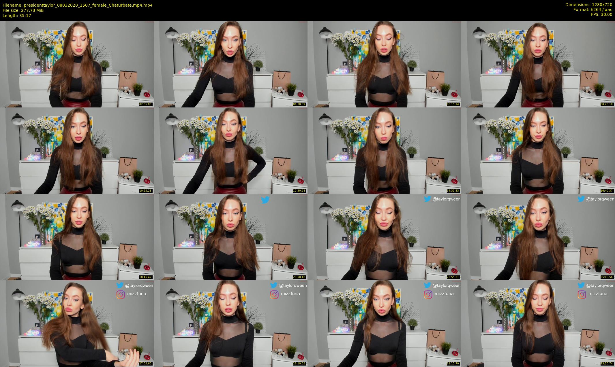 presidenttaylor — 36 minute Chaturbate female cam show recording, 720p, Mar 8, 2020