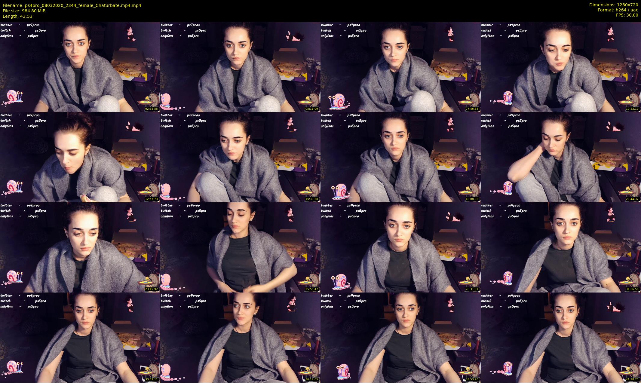 ps4pro — 44 minute Chaturbate female cam show recording, 720p, Mar 8, 2020