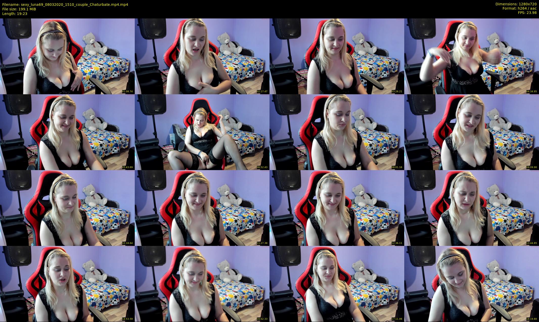 sexy_luna69 — 20 minute Chaturbate couple cam show recording, 720p, Mar 8, 2020