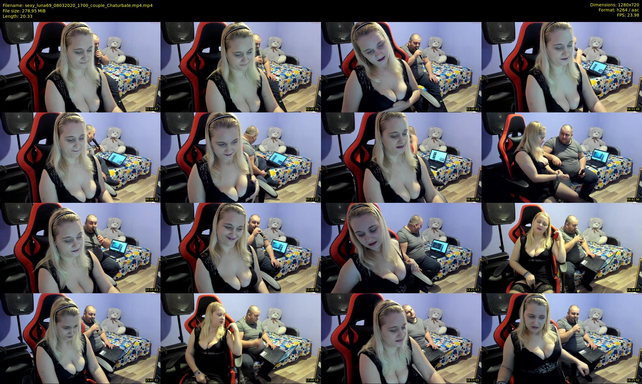 sexy_luna69 — 21 minute Chaturbate couple cam show recording, 720p, Mar 8, 2020