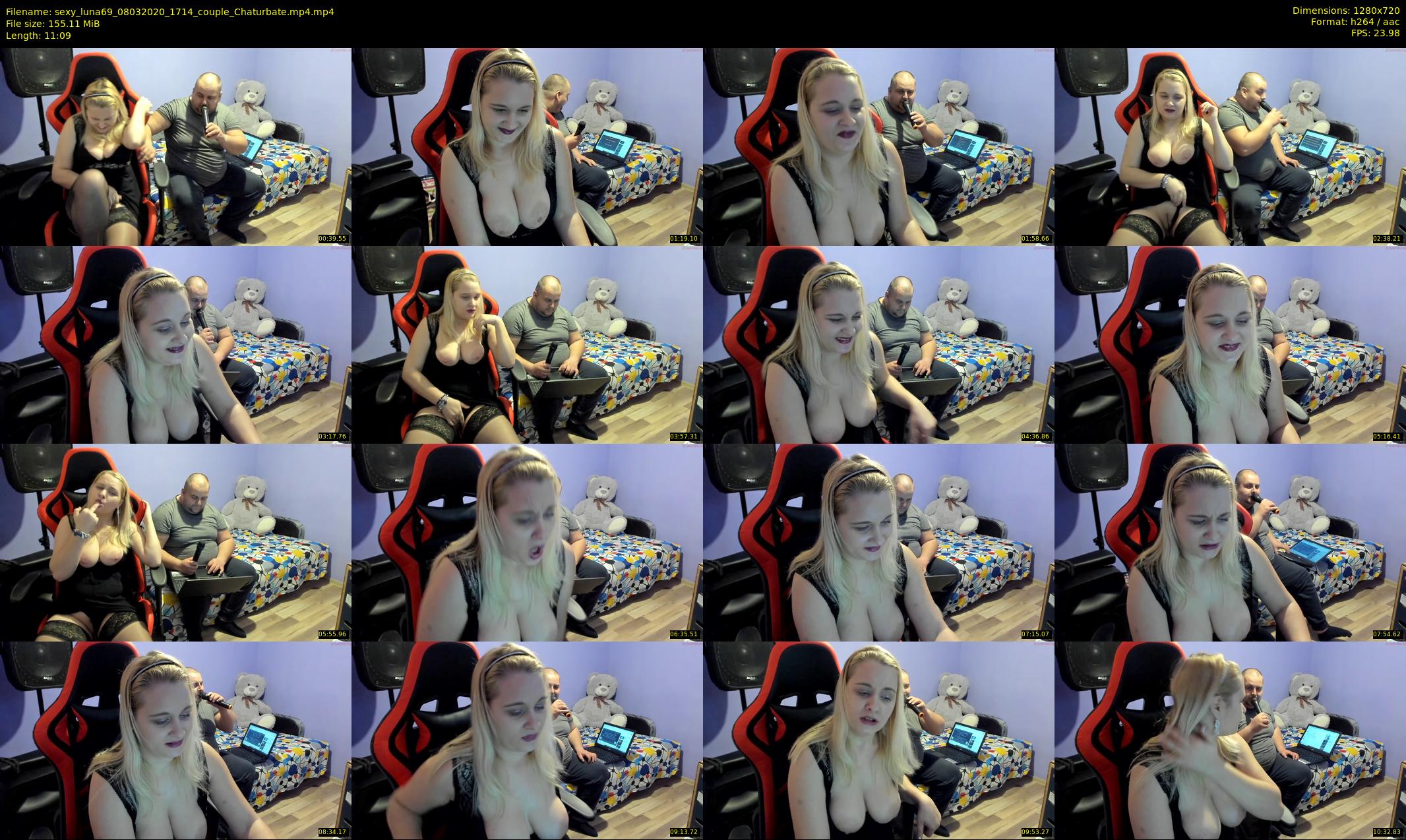 sexy_luna69 — 12 minute Chaturbate couple cam show recording, 720p, Mar 8, 2020