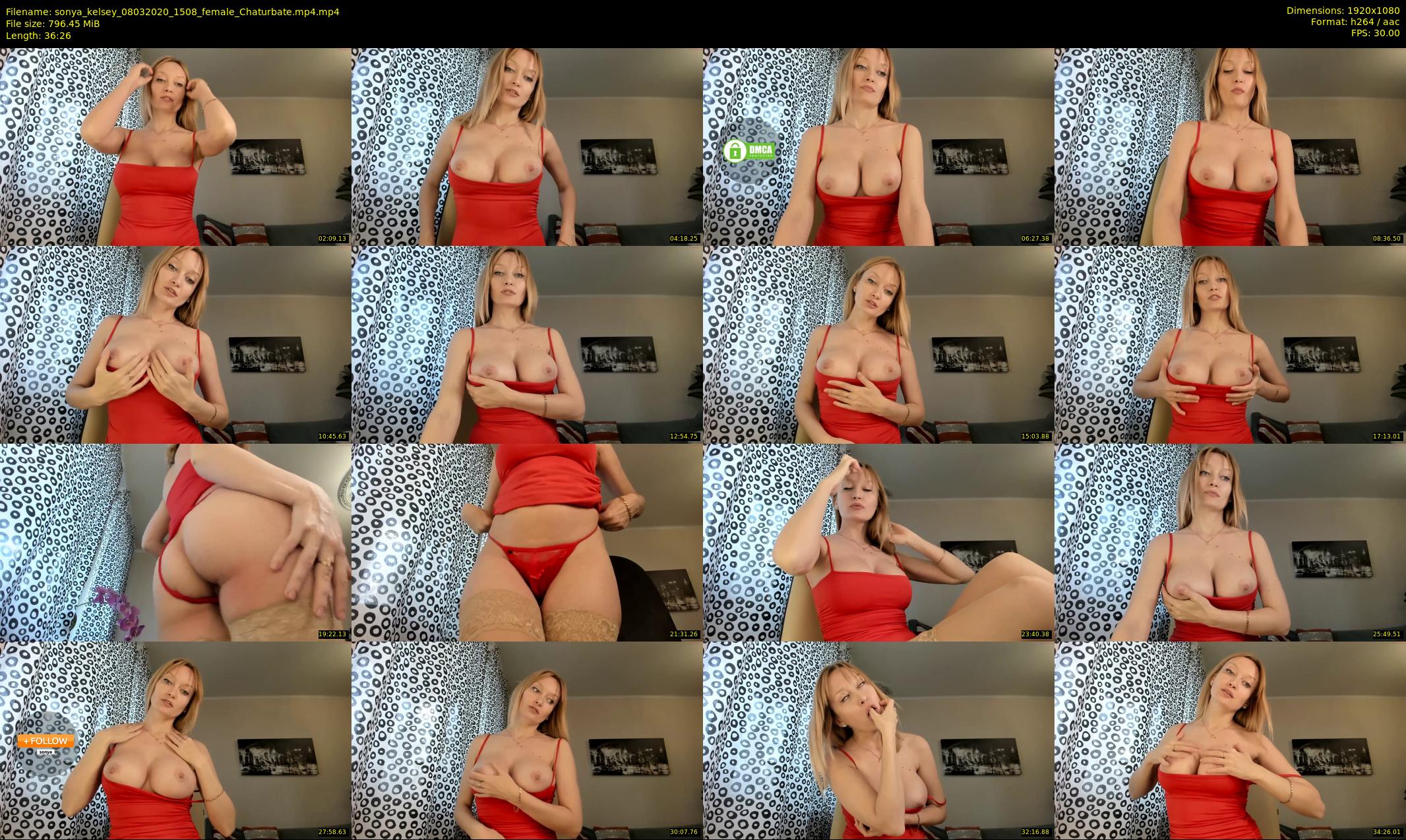 sonya_kelsey — 37 minute Chaturbate female cam show recording, 1080p, Mar 8, 2020