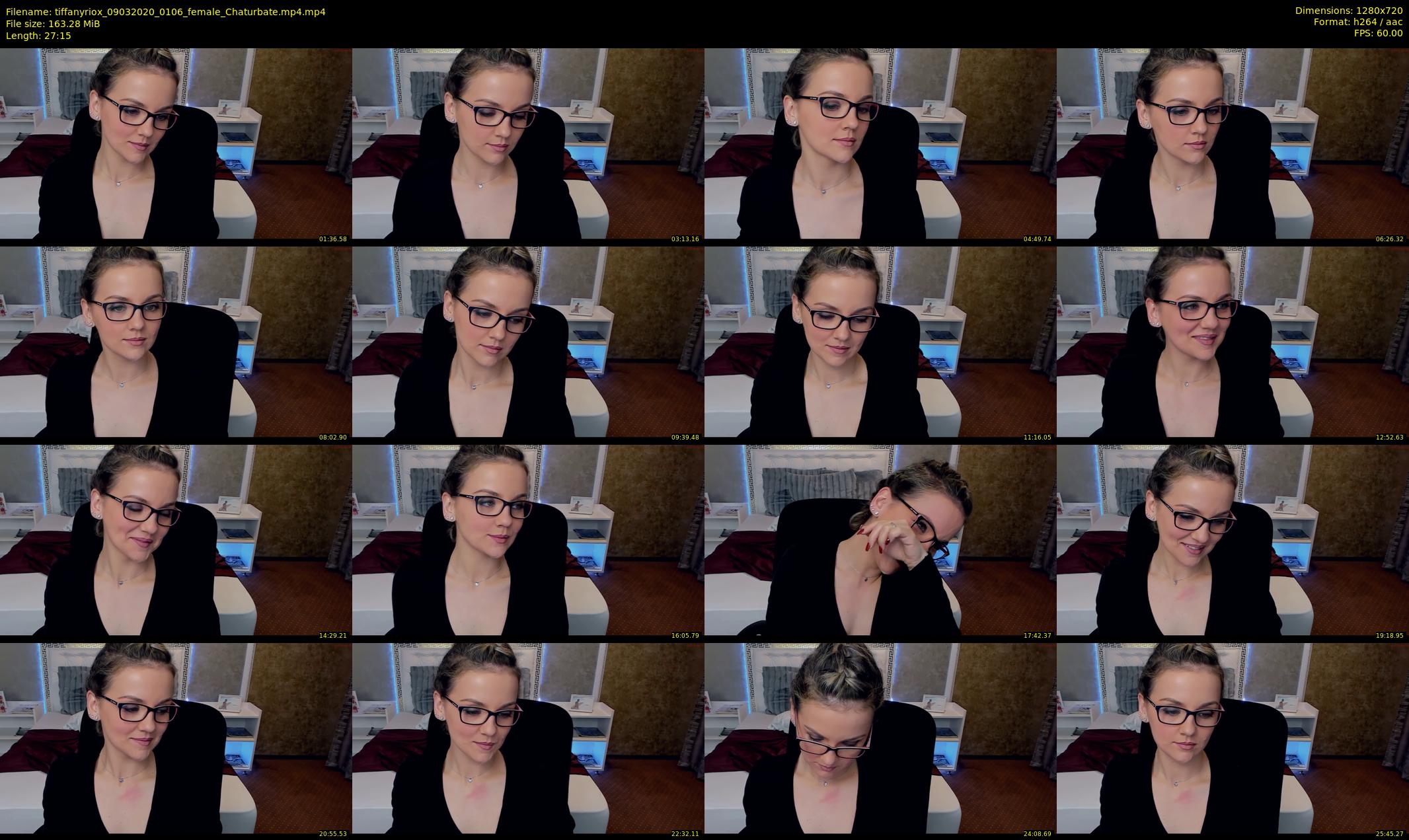 tiffanyriox — 28 minute Chaturbate female cam show recording, 720p, Mar 9, 2020