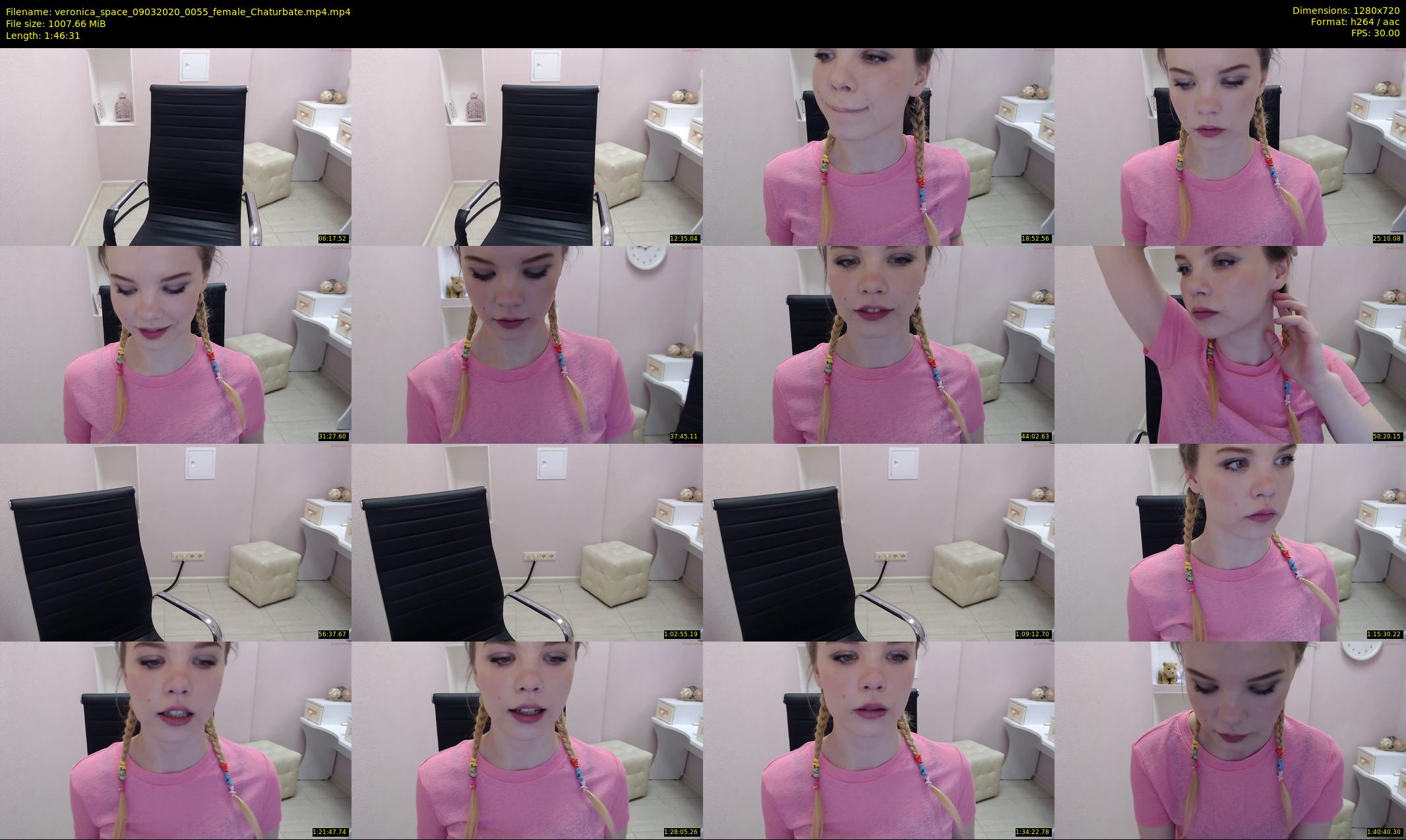 veronica_space — 107 minute Chaturbate female cam show recording, 720p, Mar 9, 2020