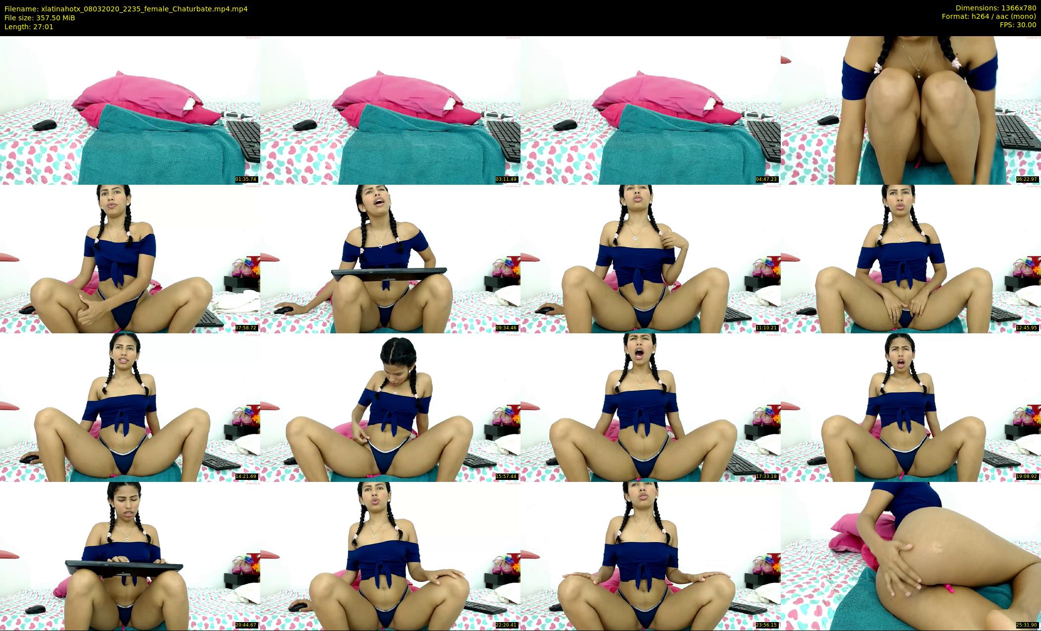 xlatinahotx — 28 minute Chaturbate female cam show recording, 720p, Mar 8, 2020