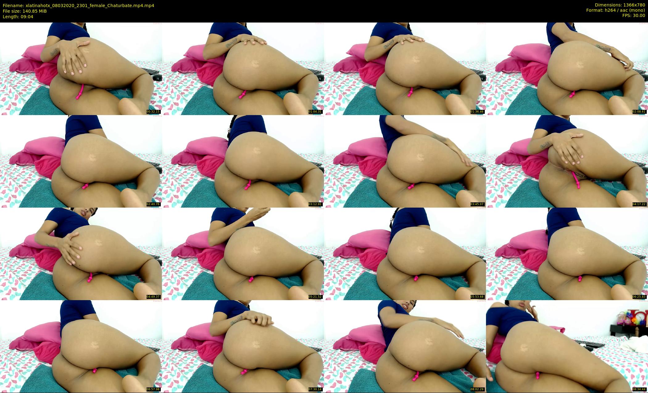 xlatinahotx — 10 minute Chaturbate female cam show recording, 720p, Mar 8, 2020