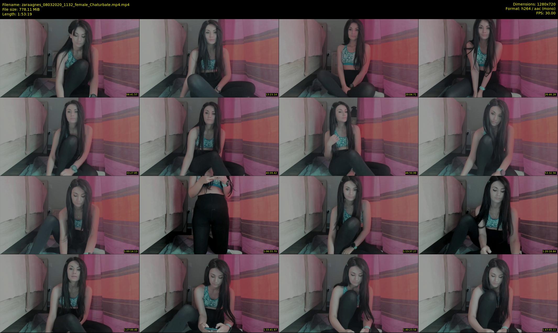zaraagnes — 114 minute Chaturbate female cam show recording, 720p, Mar 8, 2020