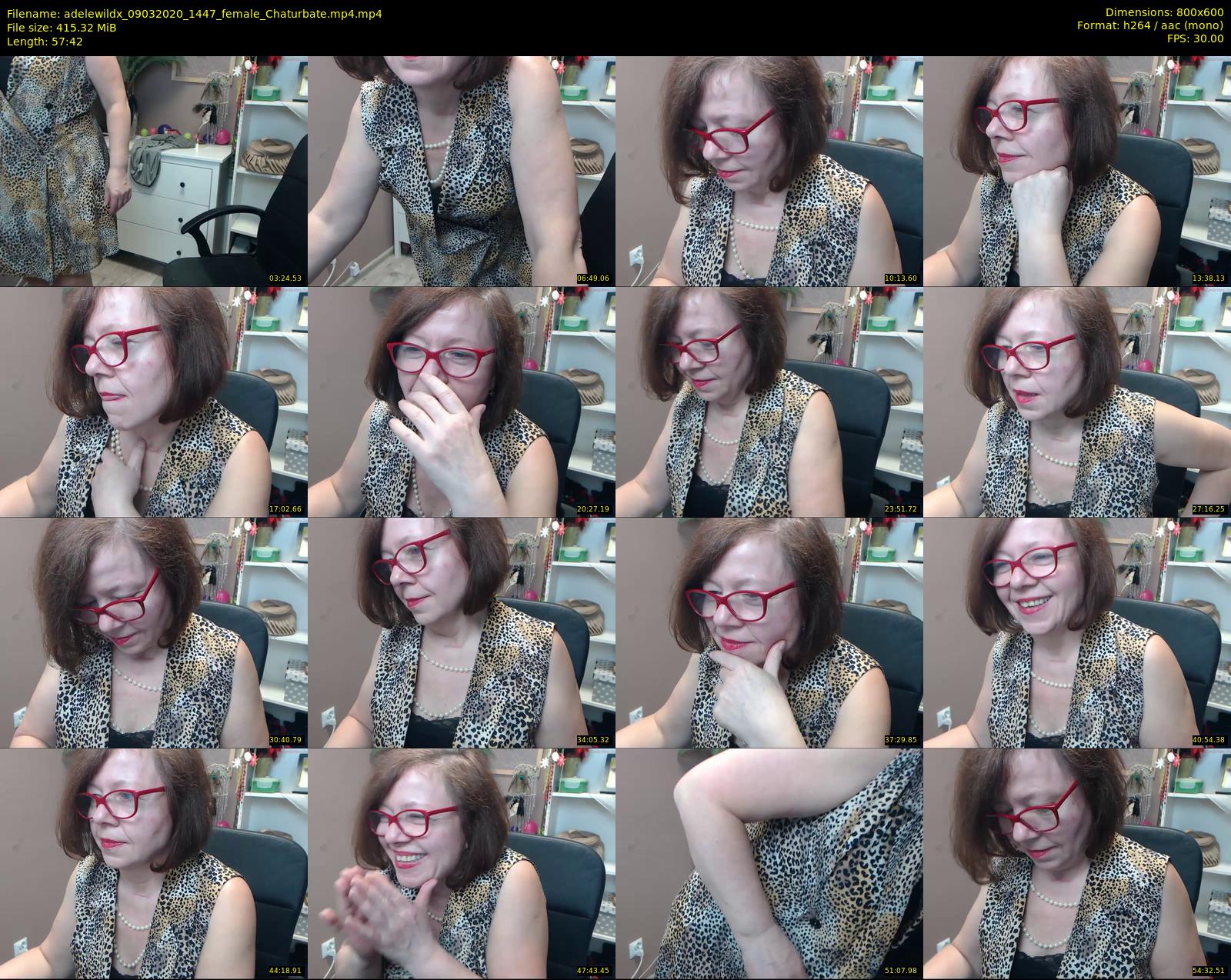 adelewildx — 58 minute Chaturbate female cam show recording, 480p, Mar 9, 2020