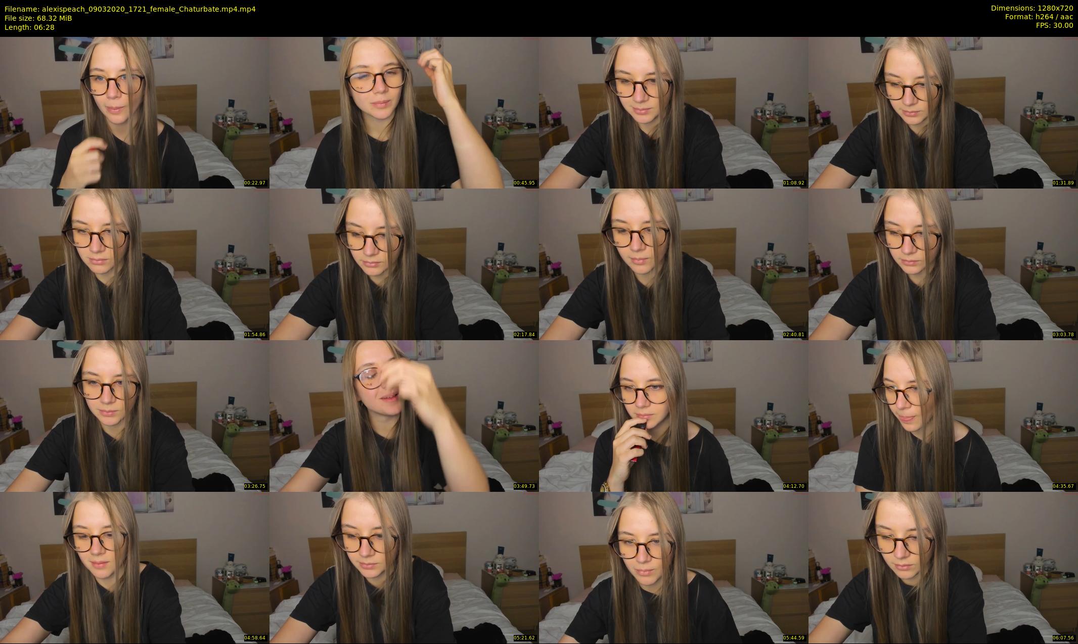 alexispeach — 7 minute Chaturbate female cam show recording, 720p, Mar 9, 2020