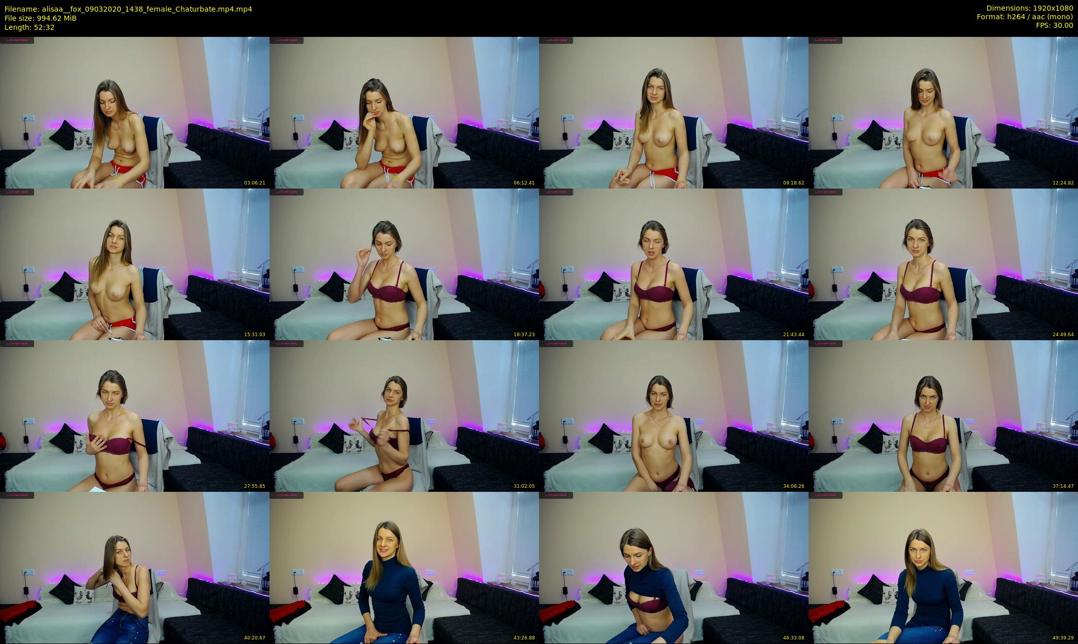 alisaa__fox — 53 minute Chaturbate female cam show recording, 1080p, Mar 9, 2020