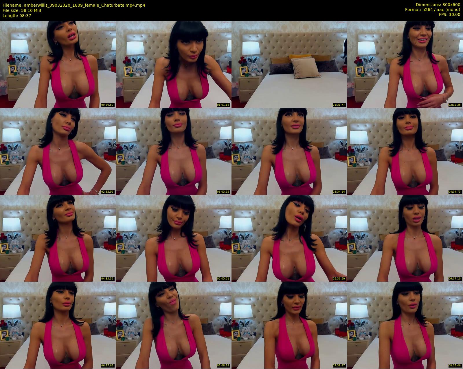 amberwillis — 9 minute Chaturbate female cam show recording, 480p, Mar 9, 2020