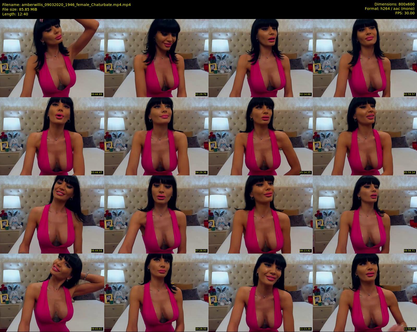 amberwillis — 13 minute Chaturbate female cam show recording, 480p, Mar 9, 2020