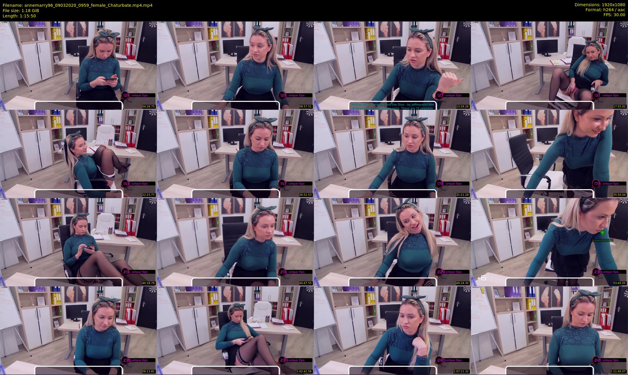 annemarry96 — 76 minute Chaturbate female cam show recording, 1080p, Mar 9, 2020