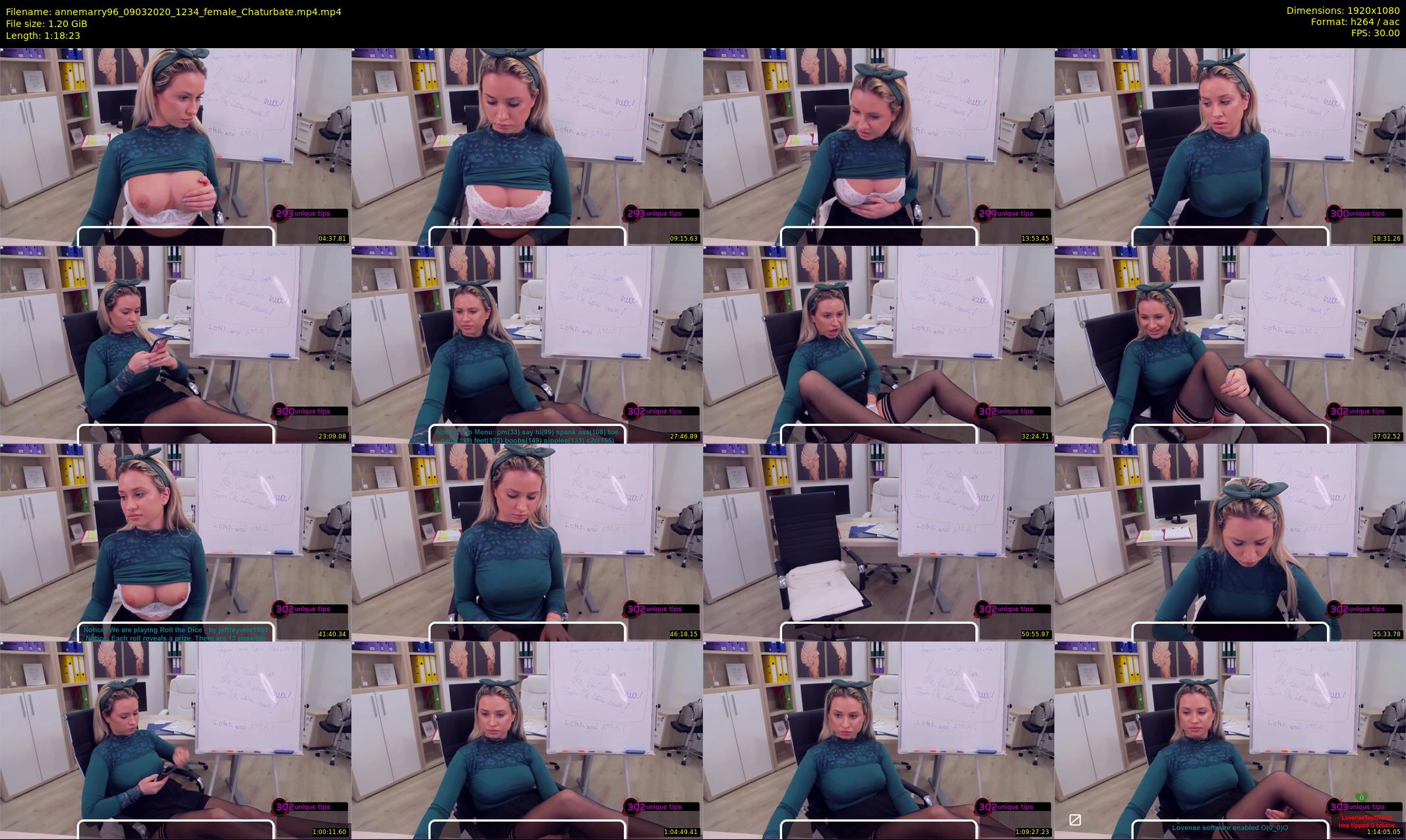 annemarry96 — 79 minute Chaturbate female cam show recording, 1080p, Mar 9, 2020