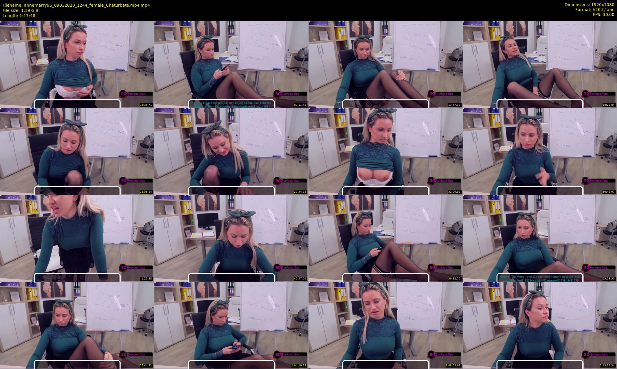 annemarry96 — 78 minute Chaturbate female cam show recording, 1080p, Mar 9, 2020