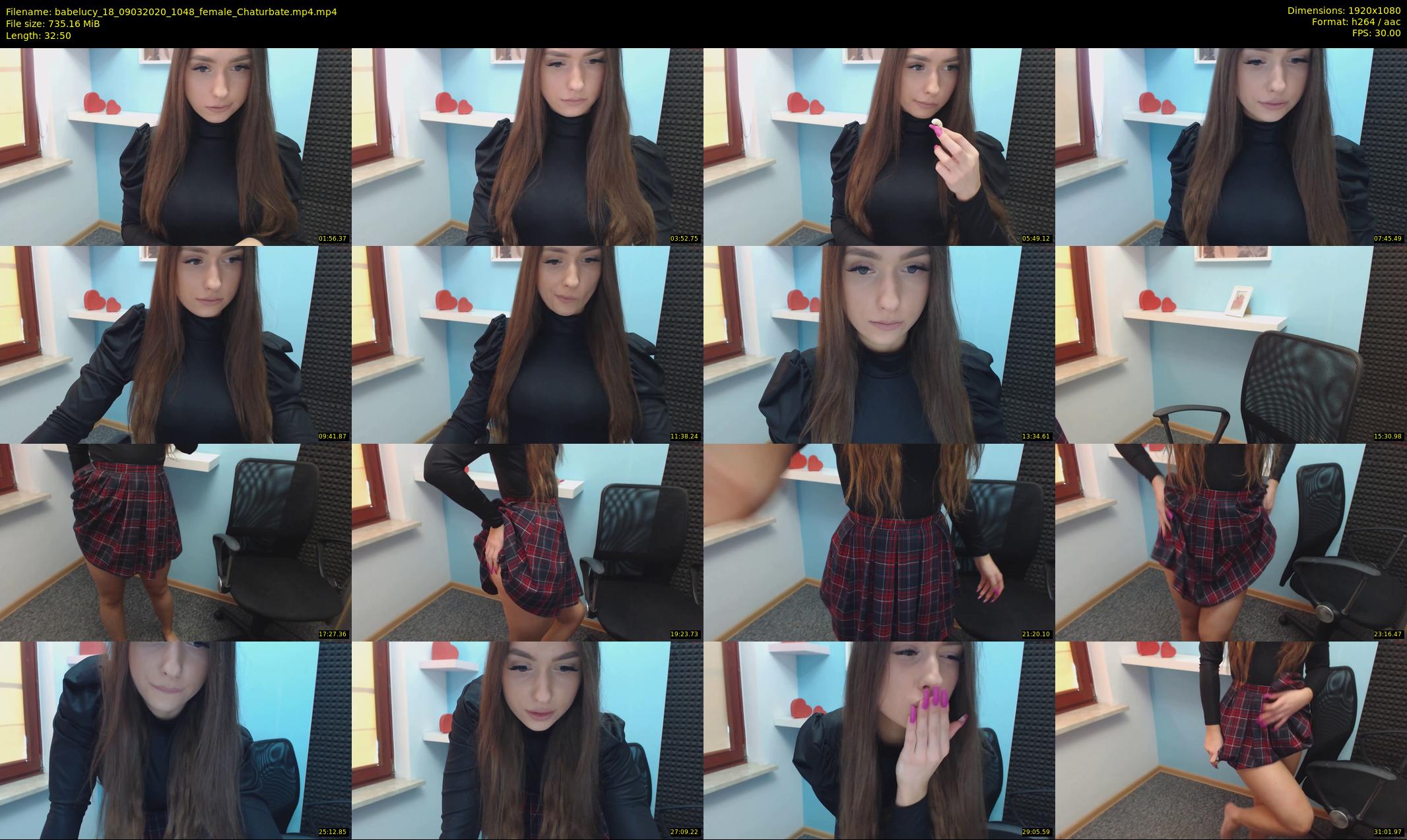 babelucy_18 — 33 minute Chaturbate female cam show recording, 1080p, Mar 9, 2020