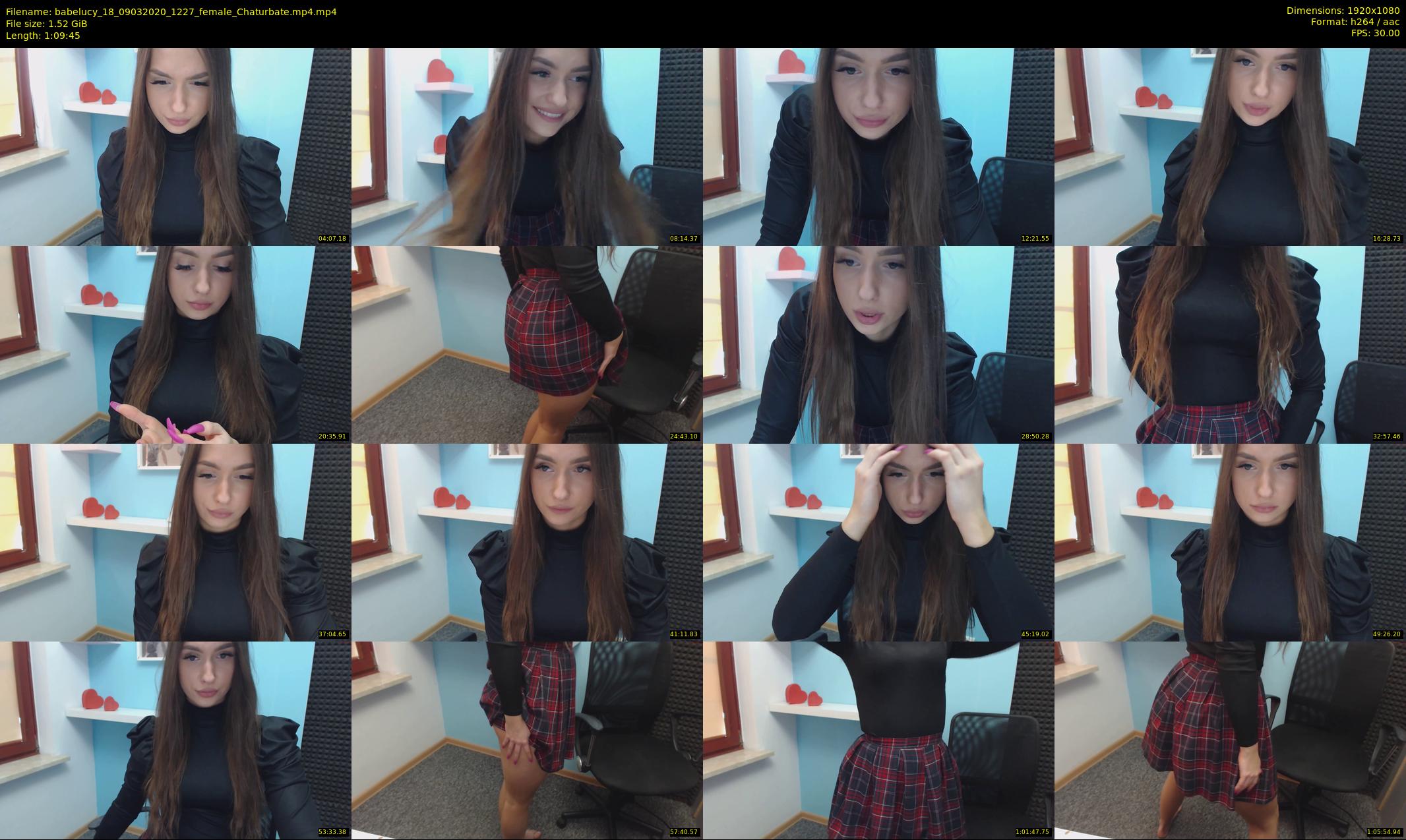 babelucy_18 — 70 minute Chaturbate female cam show recording, 1080p, Mar 9, 2020